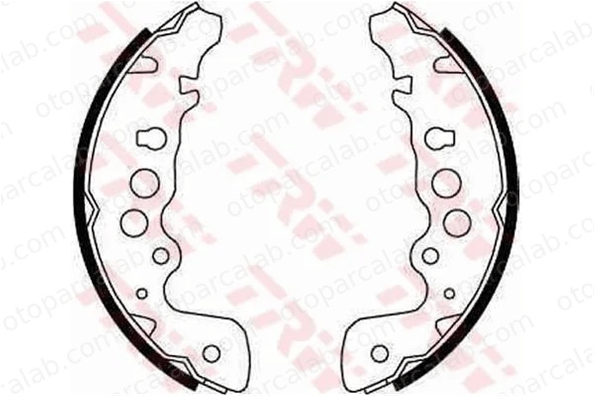 TRW GS8670 Fren Pabuçlu Balata Arka SUZUKI GRAND VITARA I GRAND VITARA II 5320067D00 1A512638Z