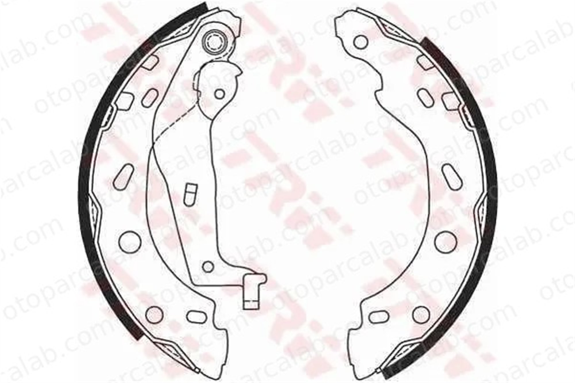 TRW GS8685 Fren Pabuçlu Balata Arka SMART FORTWO Coupe FORTWO Cabrio A4514230008 1440V001000000