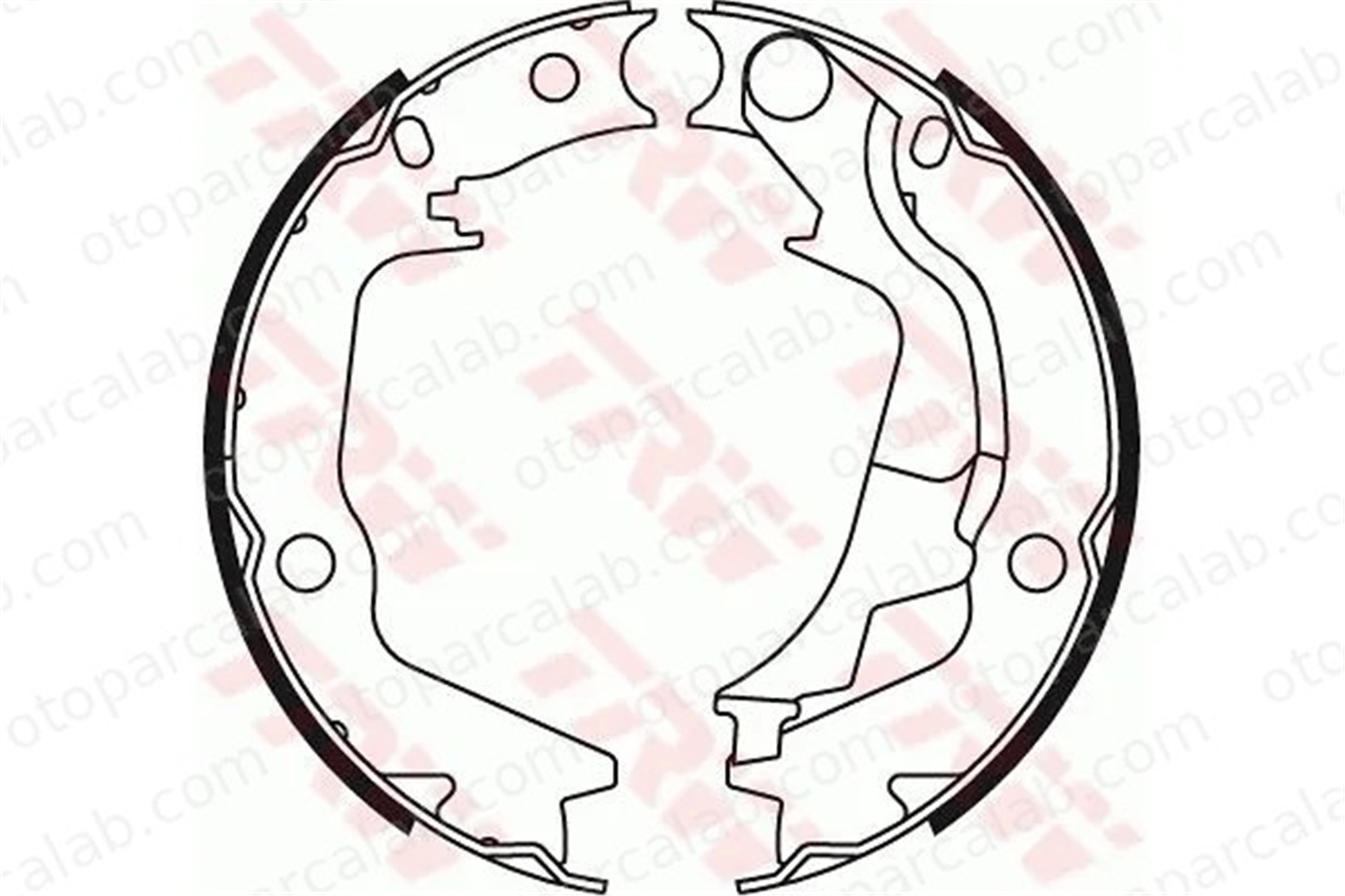 TRW GS8782 Fren Pabuçlu Balata Arka HYUNDAI GETZ SONATA IV 583501CA00 583503CA10