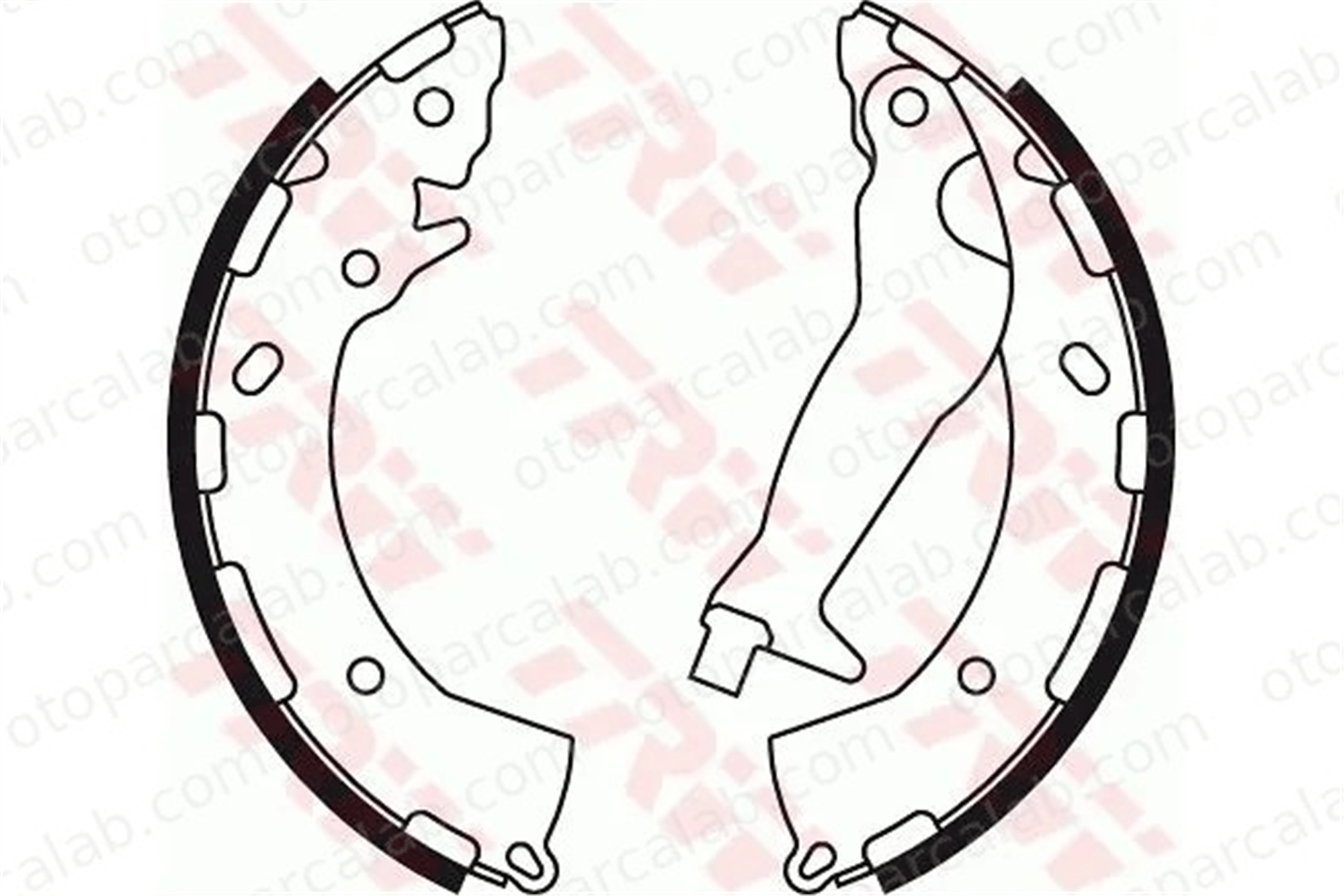 TRW GS8785 Fren Pabuçlu Balata Arka HYUNDAI i20 I i20 II 58350 583050UA00