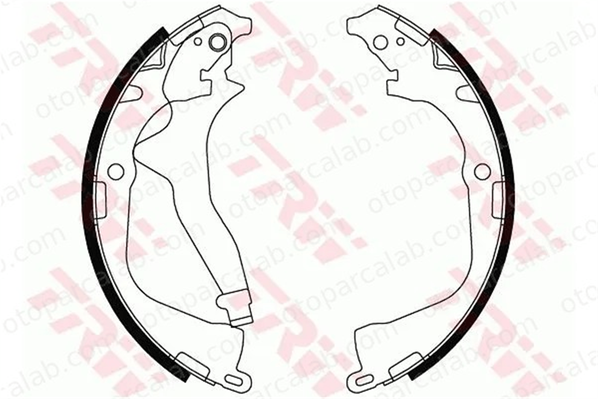 TRW GS8800 Fren Pabuçlu Balata Arka VW AMAROK AMAROK Platform şasi 2H0698525
