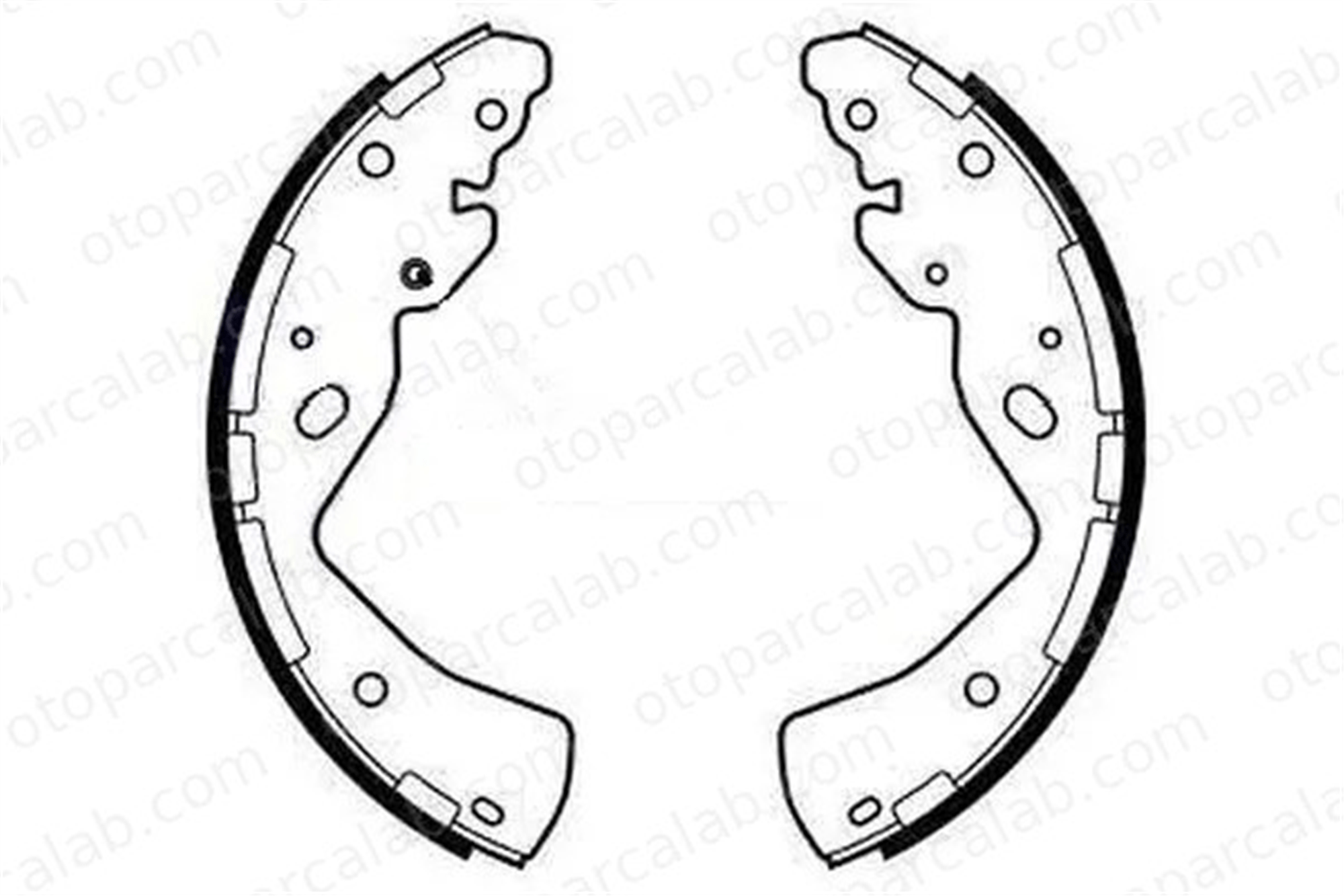 TRW GS8914 Fren Pabuçlu Balata Arka FORD RANGER 1713904 AB312200AA