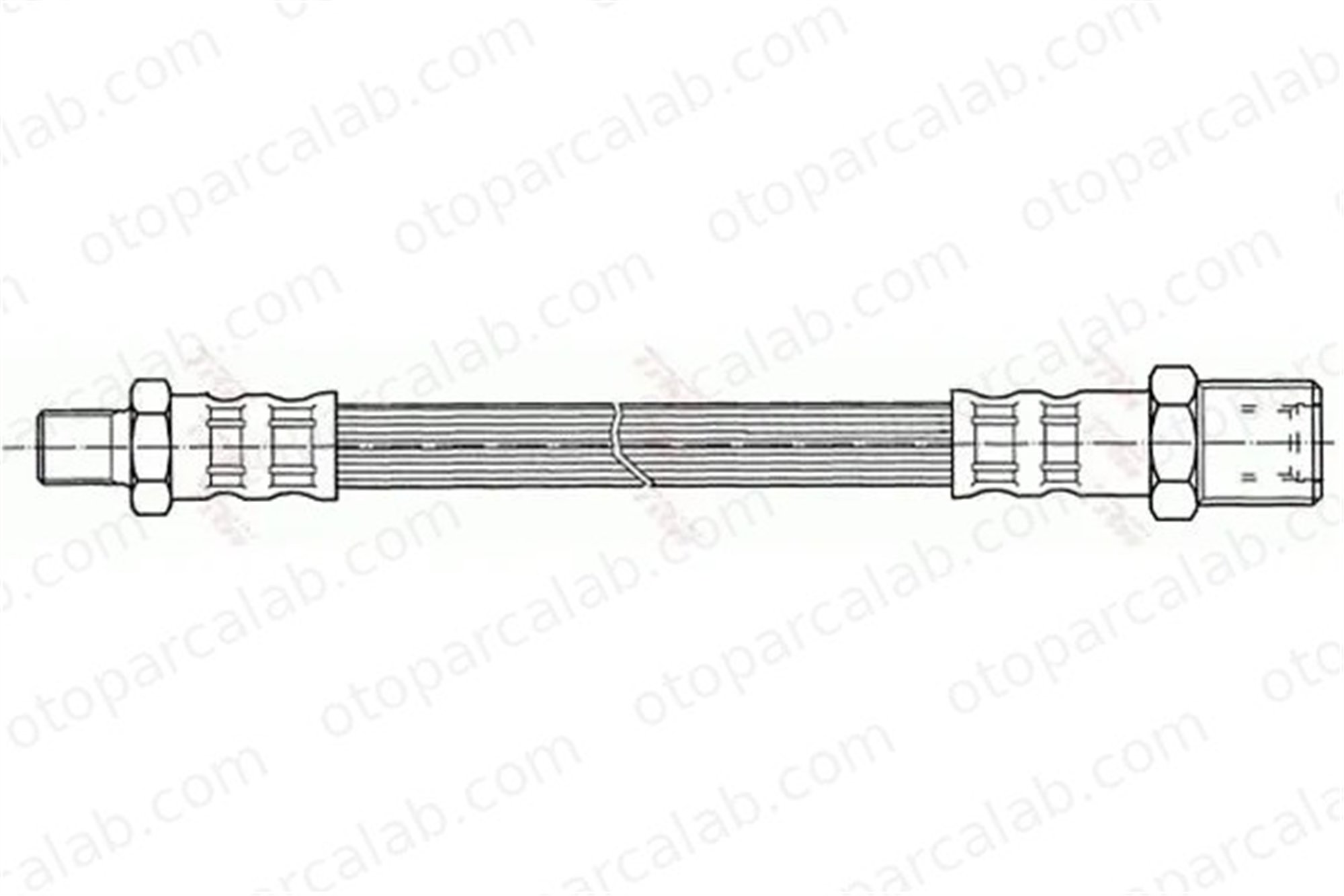 TRW PHB436 Fren Hortumu Arka Sağ veya Sol FORD MONDEO I MONDEO II BED91071939 91071939