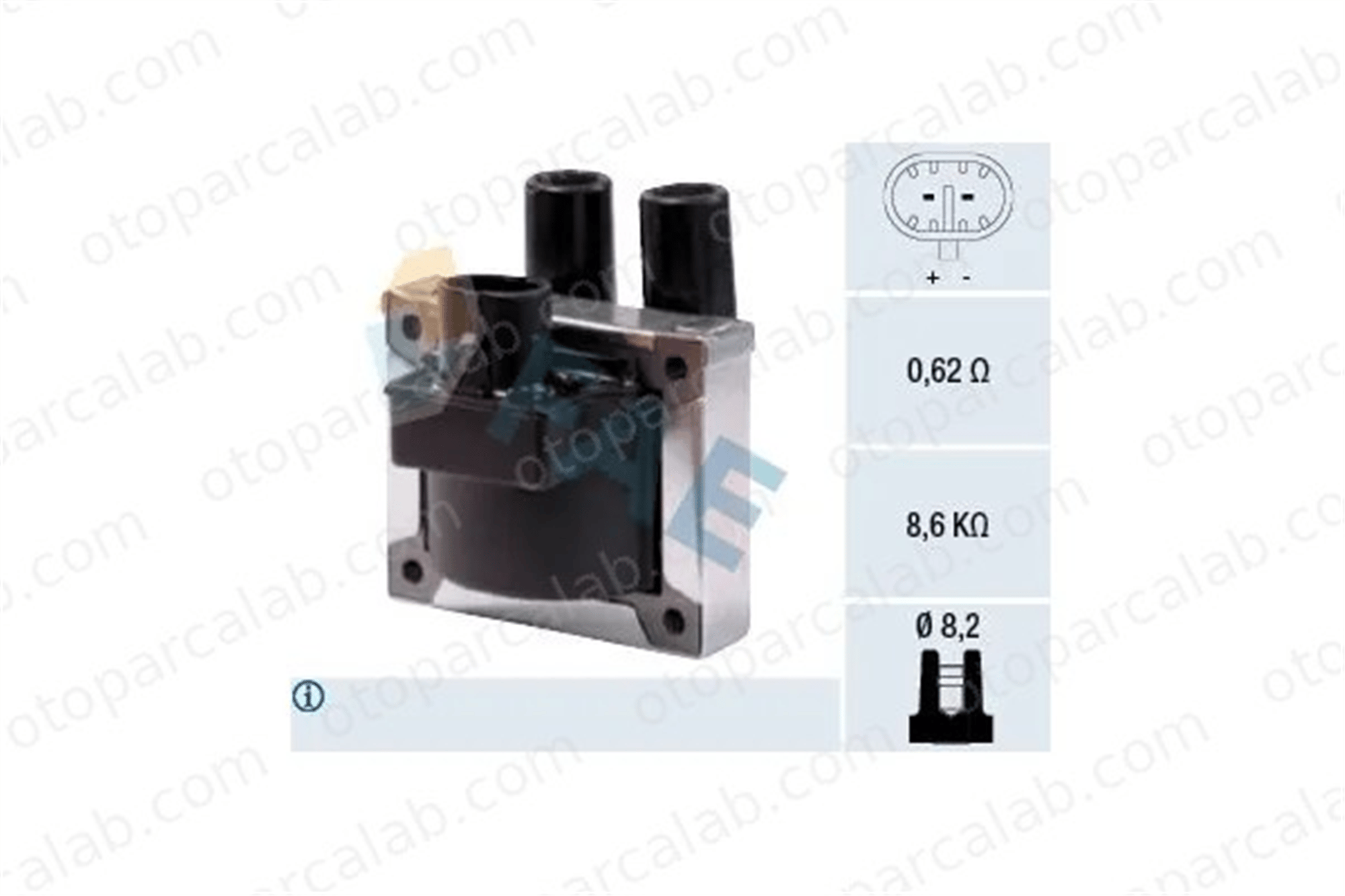 TWINS 16649 Ateşleme Bobini FIAT PANDA CINQUECENTO 46543562 60805420
