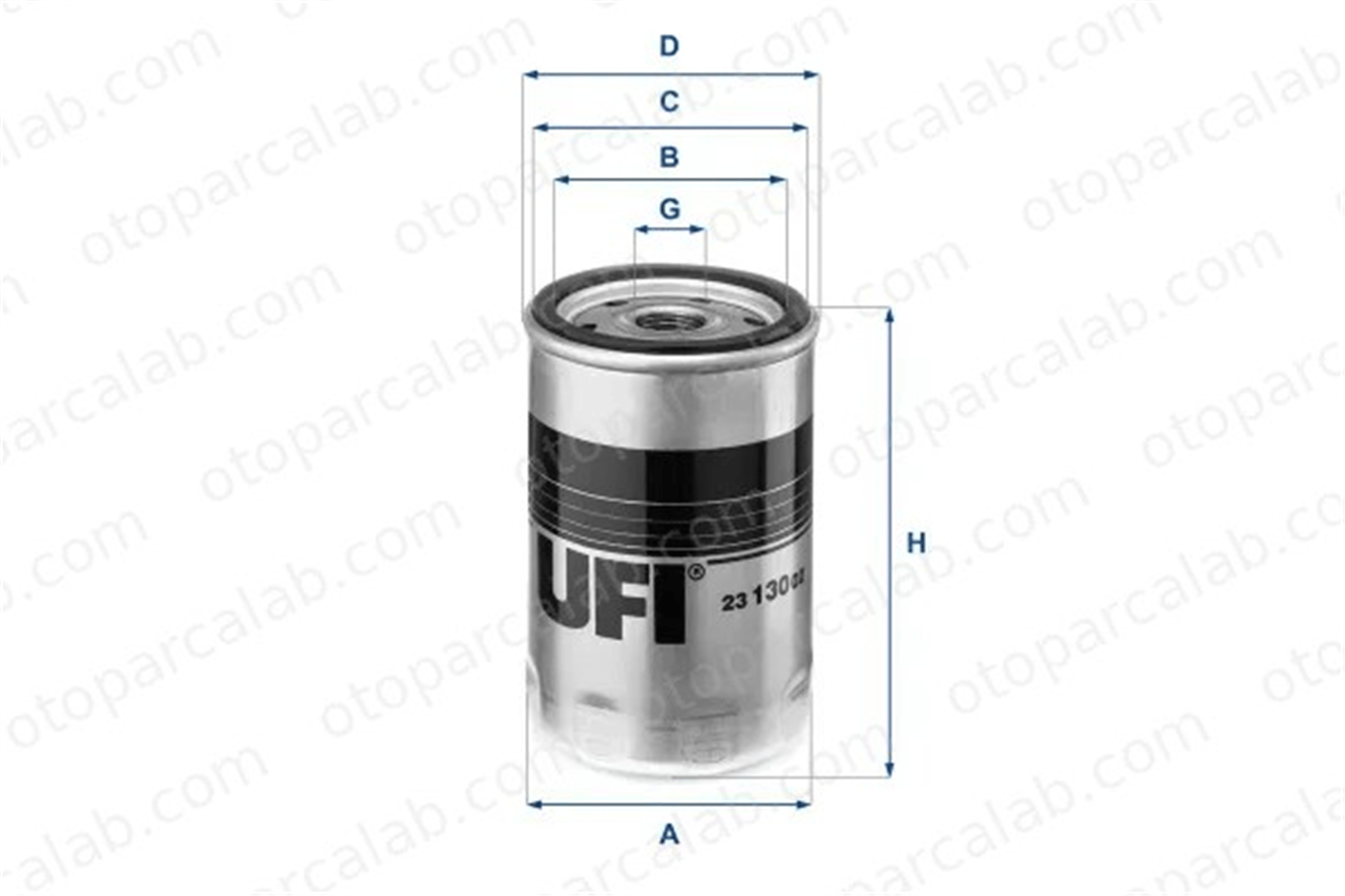 UFI 23.130.02 Yağ Filtresi BMW 3 5 11421266773 11421287836