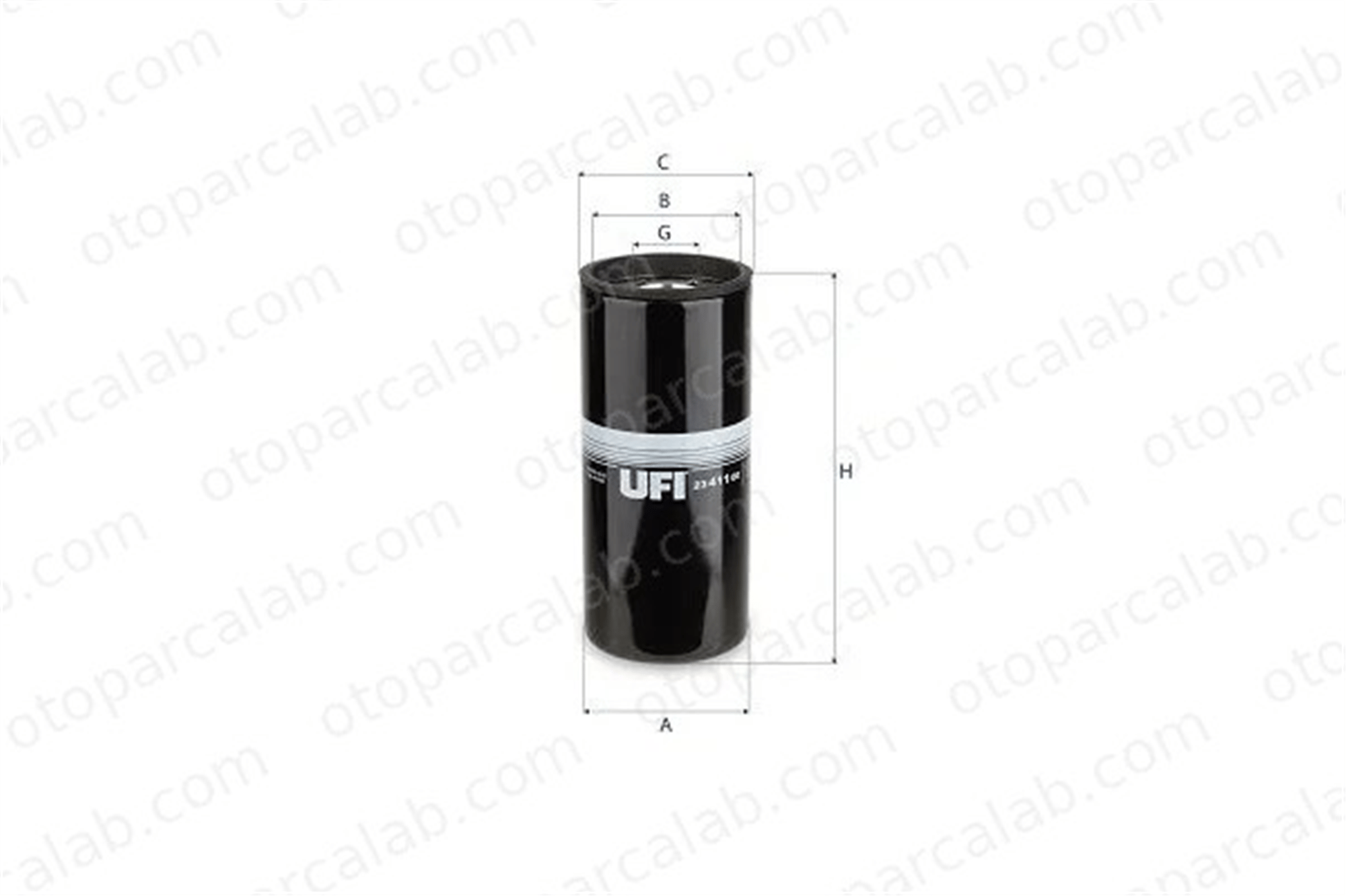 UFI 23.411.00 Yağ Filtresi DAF XF II XD 75285999 ABP3003902