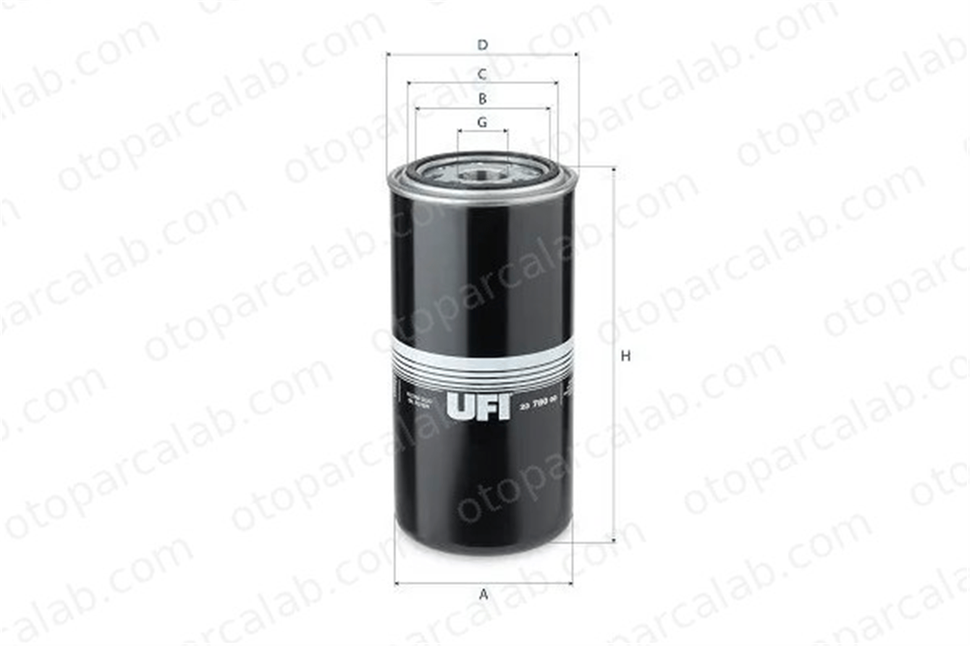 UFI 23.780.00 Yağ Filtresi CHALLENGER MT 504594D1 2657890444