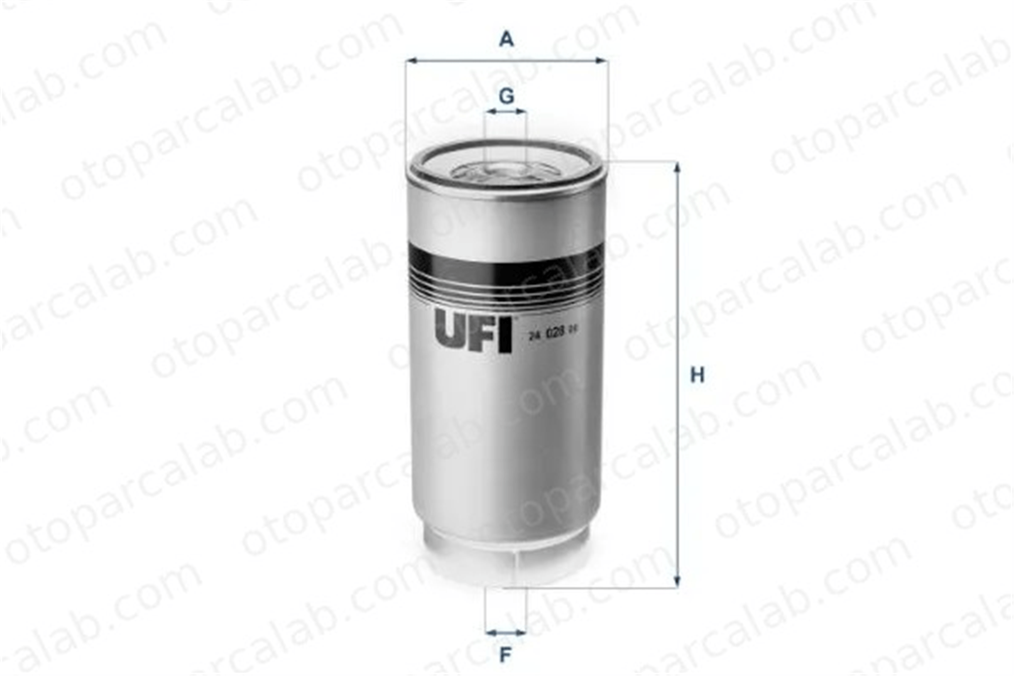 UFI 24.028.00 Yakıt Filtresi FORD F-LINE Cargo 2402800 GC469176BA