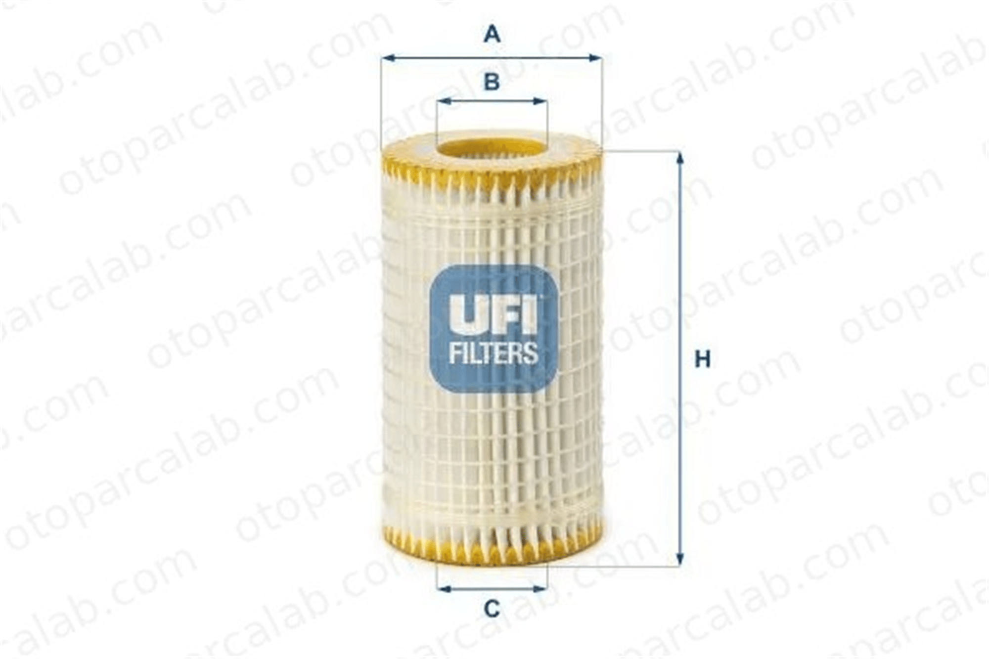 UFI 25.059.00 Yağ Filtresi MERCEDES-BENZ VITO Minibüs/Otobüs CHRYSLER CROSSFIRE A0001802609 5102905AA