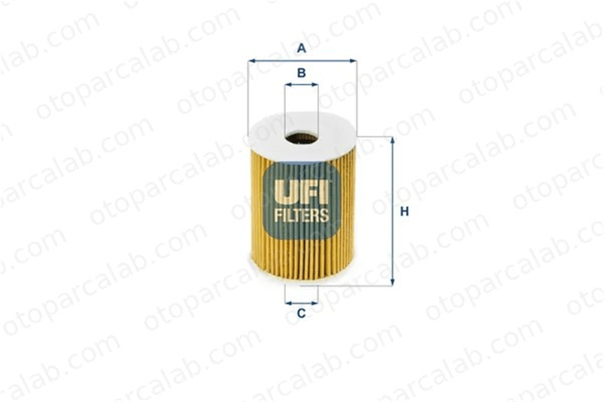 UFI 25.091.00 Yağ Filtresi OPEL ANTARA A CHEVROLET CAPTIVA 2509100 93743595