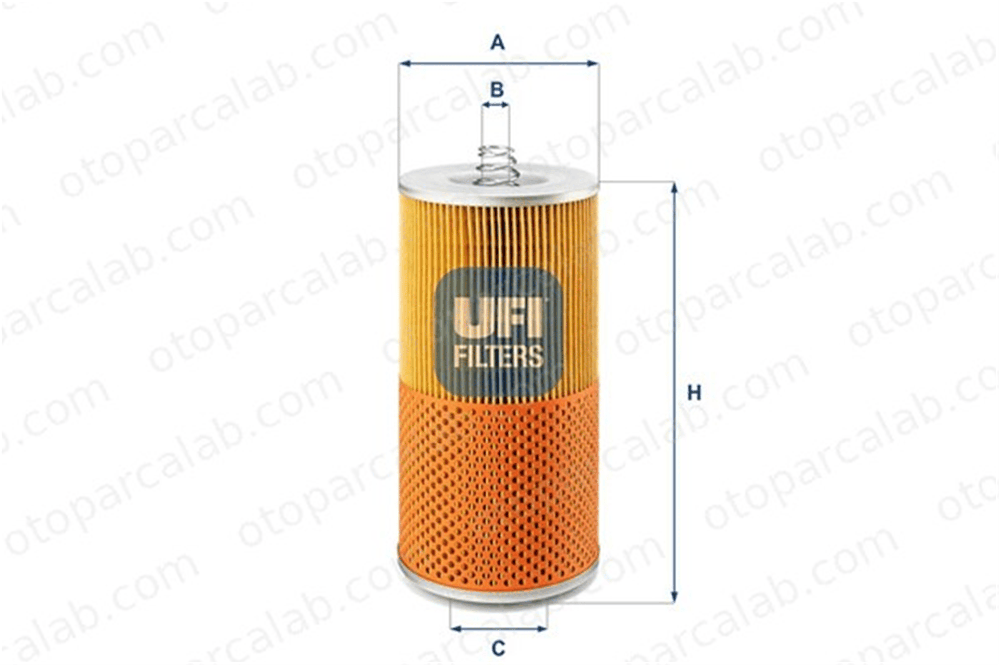 UFI 25.423.01 Yağ Filtresi MAN F90 MERCEDES-BENZ AROCS 2542301 11843825