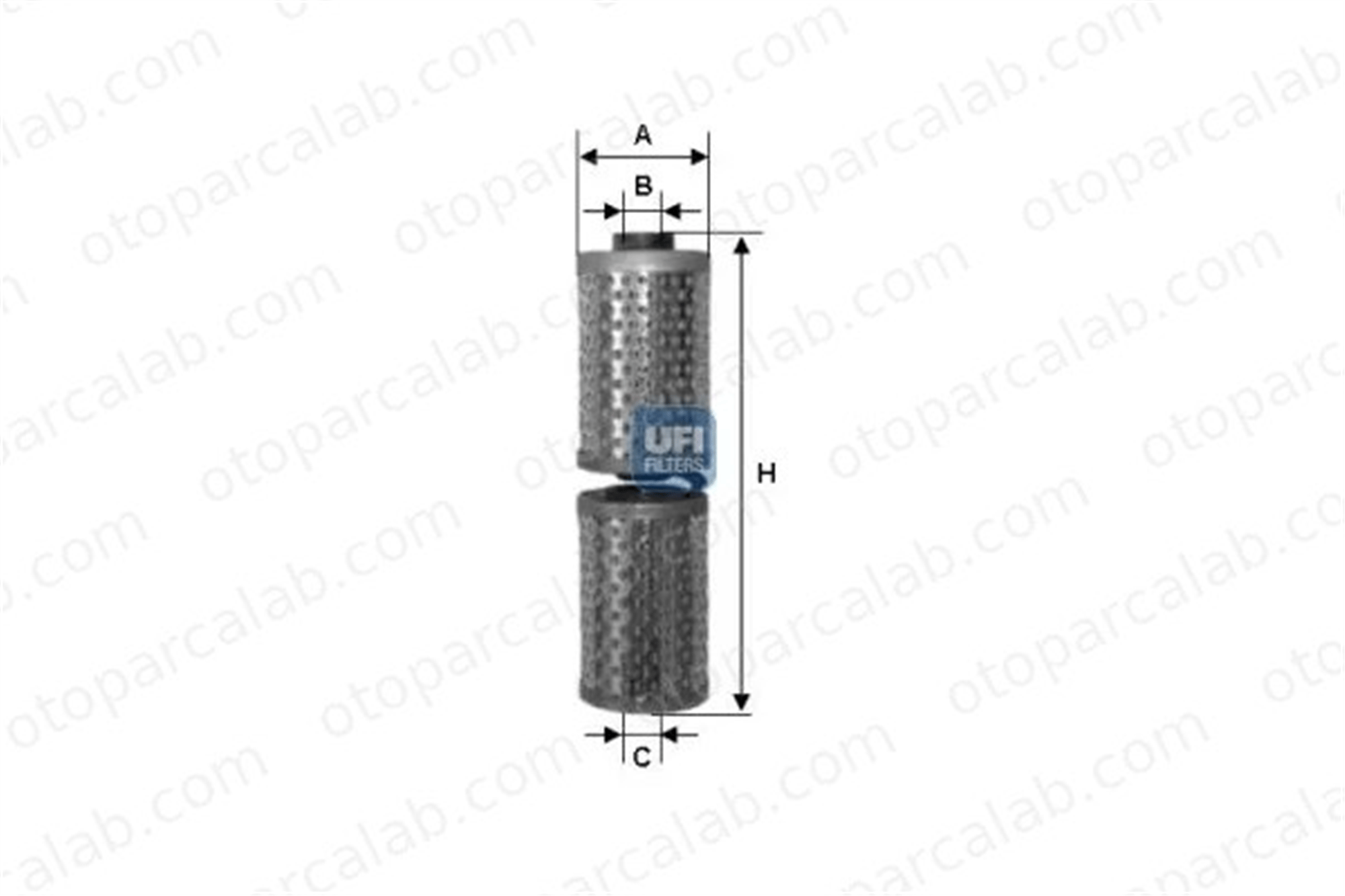 UFI 25.526.00 Yağ Filtresi BMW R 100 R 80 2552600 11009056146