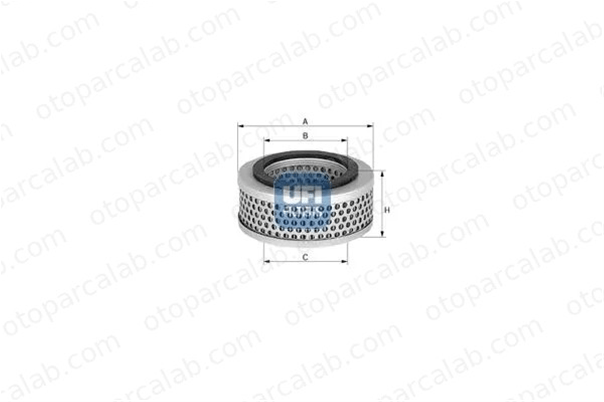 UFI 25.624.00 Yağ Filtresi MERCEDES-BENZ /8 HECKFLOSSE 2562400 P2121712