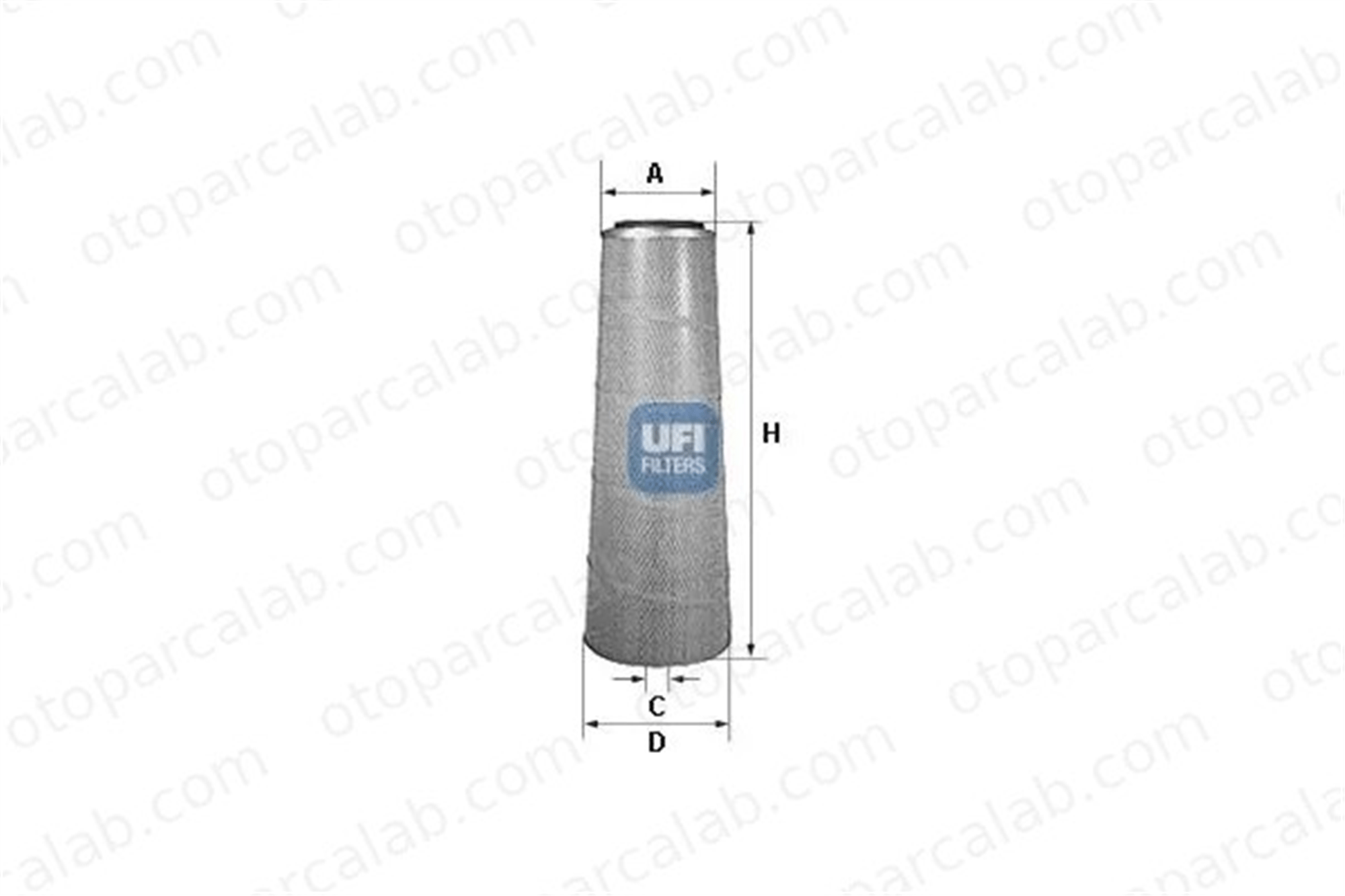 UFI 27.005.00 Hava Filtresi CITROËN SAXO SAXO Hatchback van 7C8300 7W7425