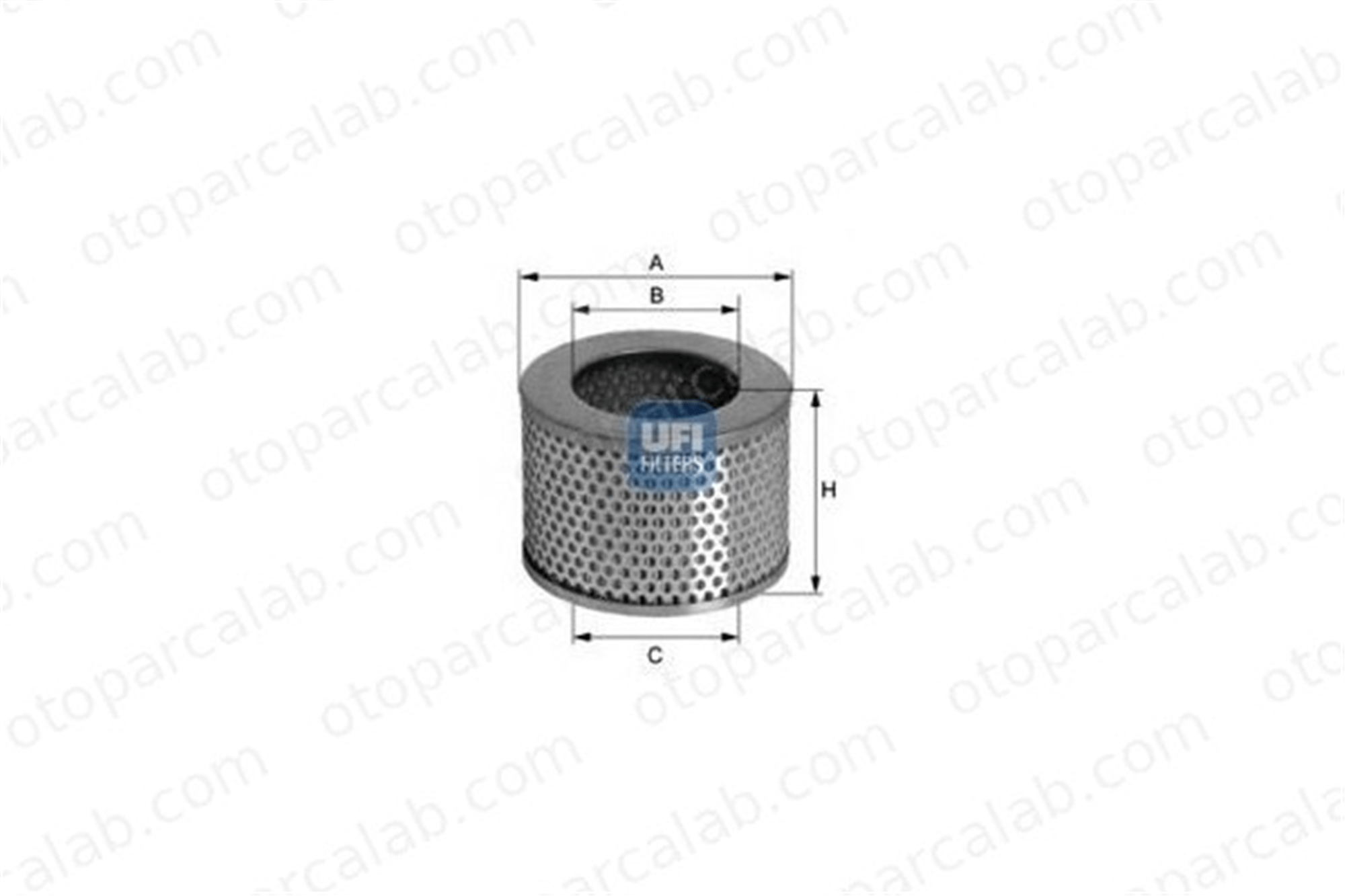 UFI 27.172.00 Hava Filtresi VW TARO TOYOTA HILUX V Pick-up 1780141110 1780154060