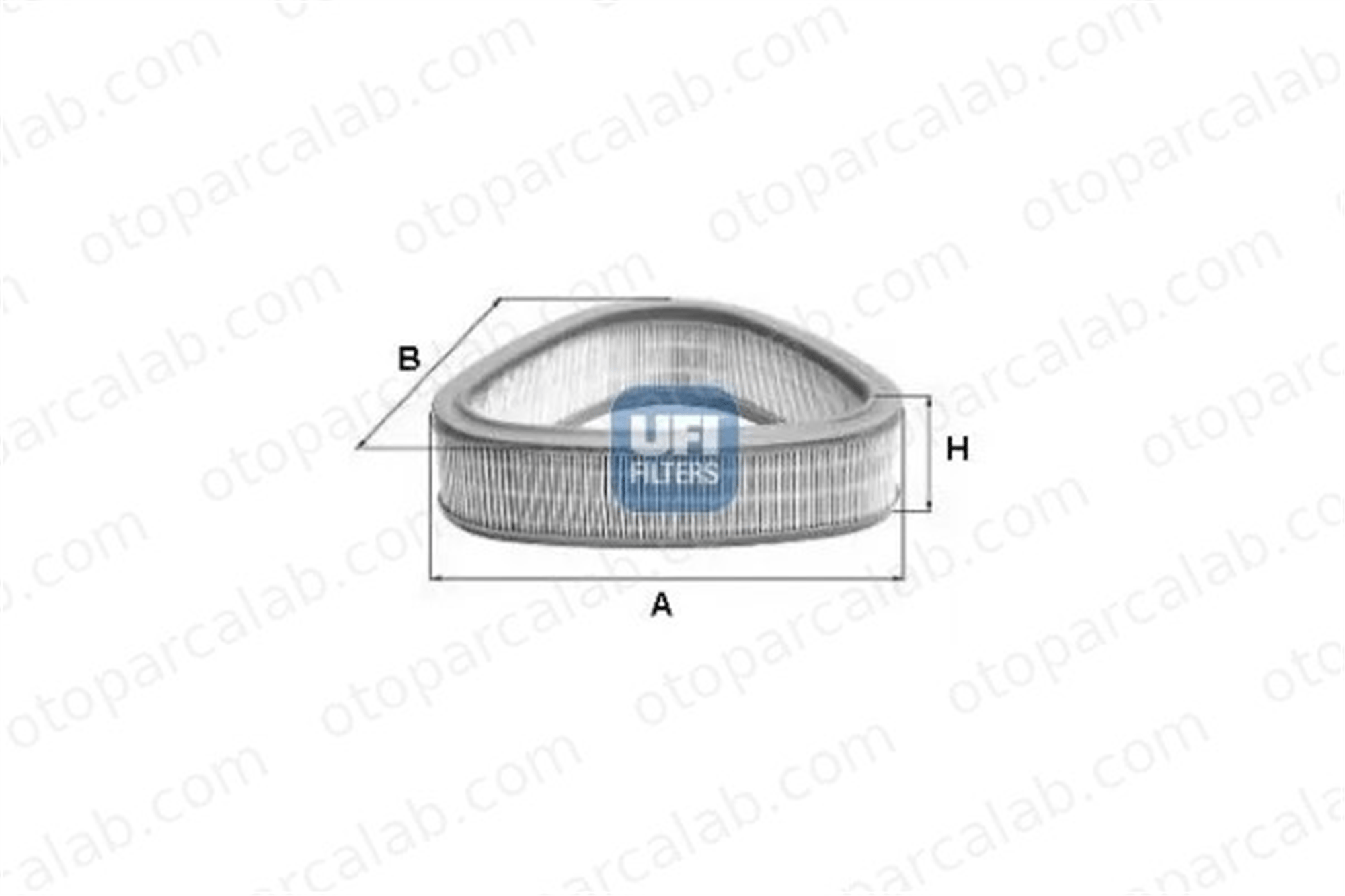 UFI 27.174.00 Hava Filtresi ROVER 100 / METRO Hatchback 100 Cabrio 25062224 PHE10006