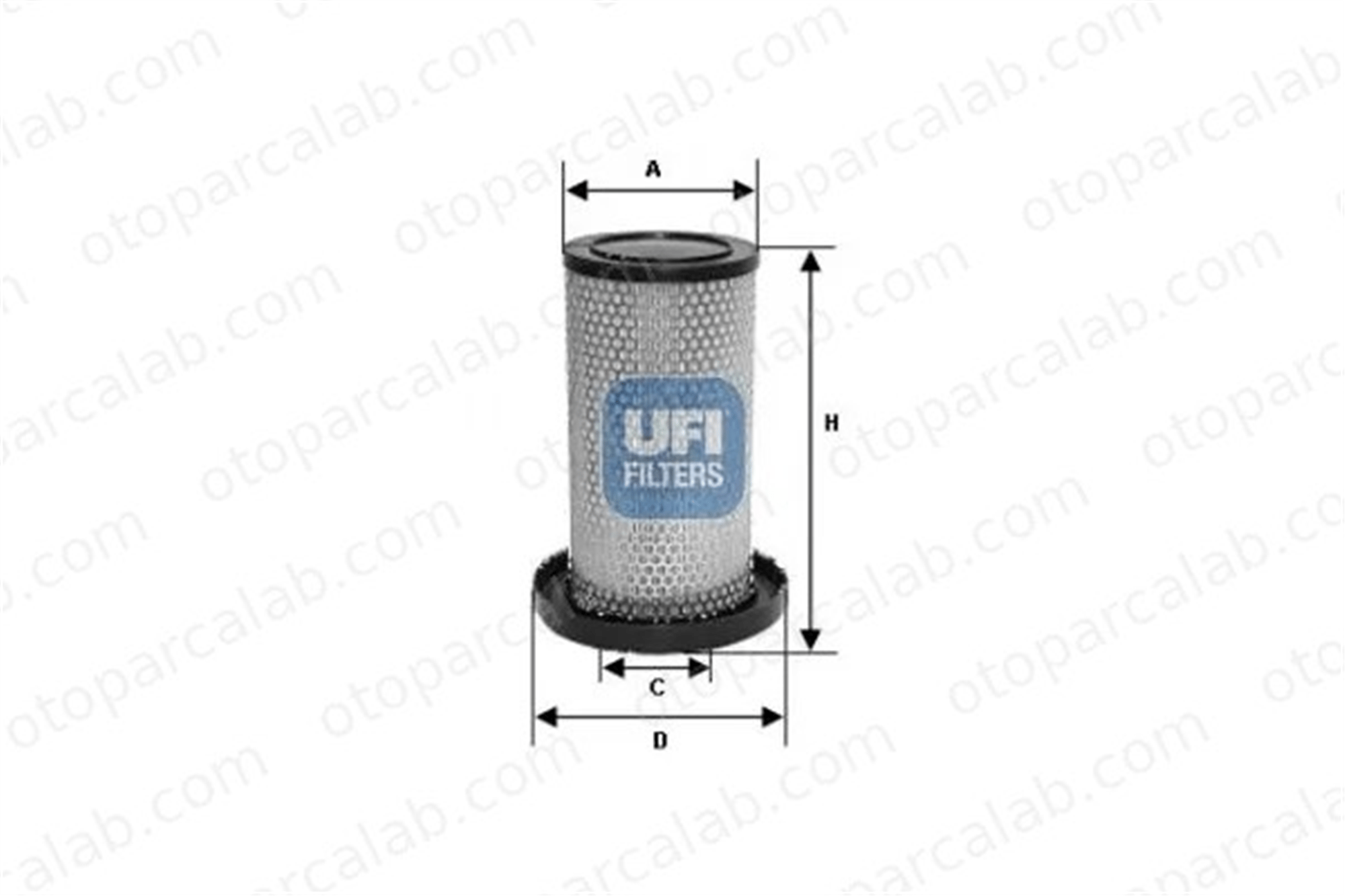 UFI 27.175.00 Hava Filtresi PEUGEOT J5 Minibüs/Otobüs J5 Platform şasi 95599502 95643756