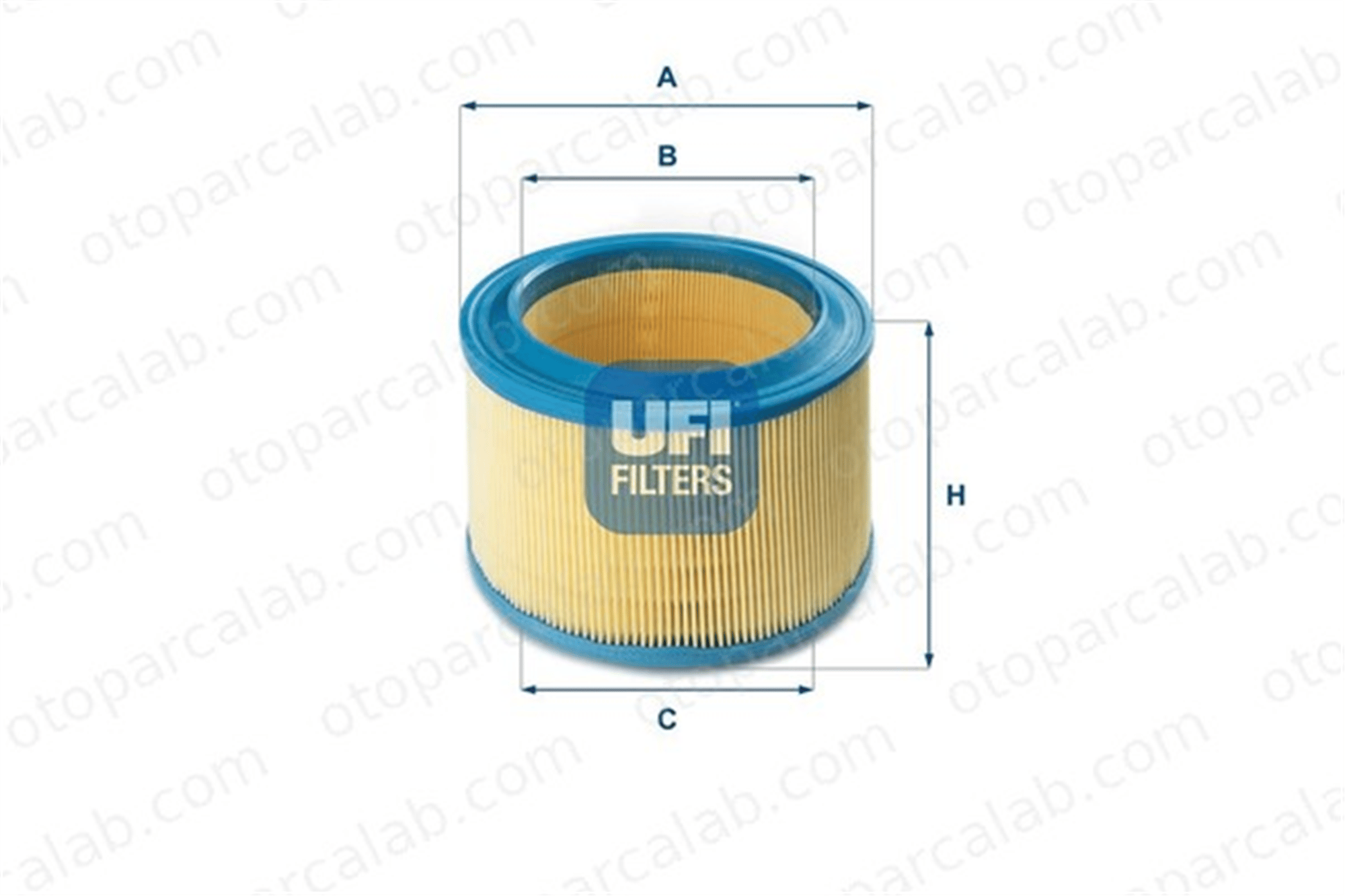 UFI 27.239.00 Hava Filtresi PEUGEOT 305 II Break 306 Hatchback 1444F5 1444VF