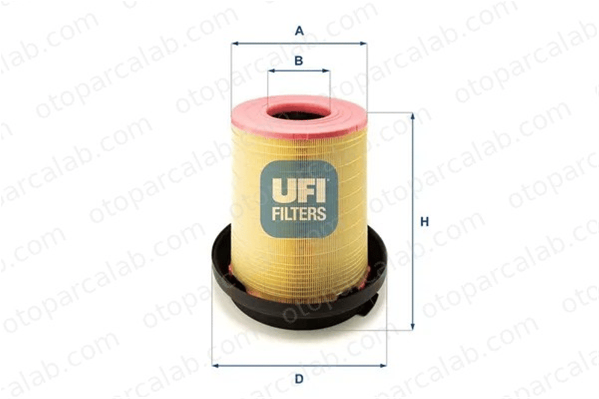 UFI 27.383.00 Hava Filtresi MERCEDES-BENZ AROCS ACTROS MP4 / MP5 30949504 0030949504
