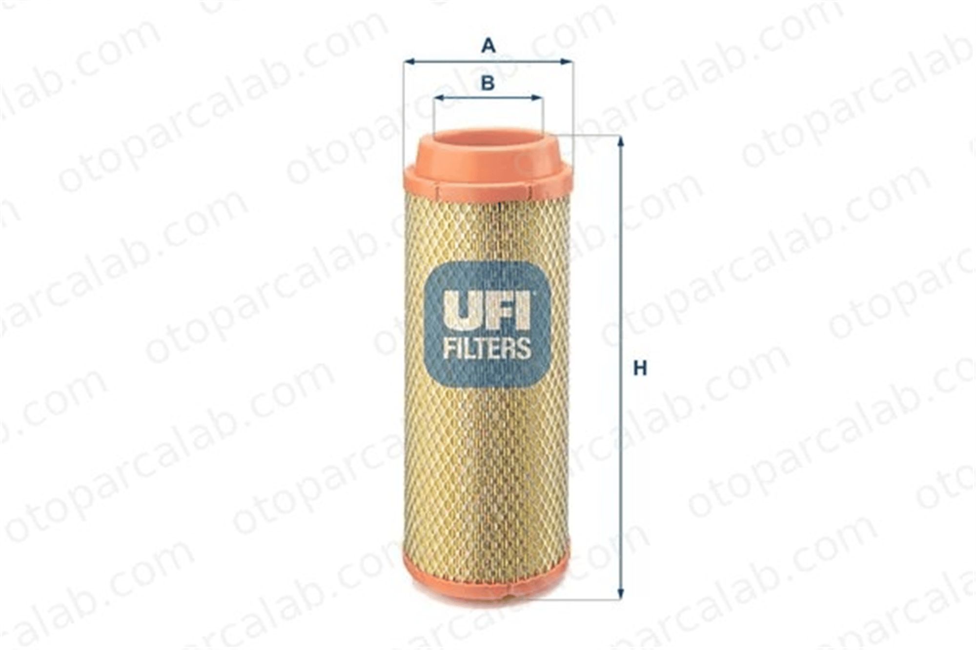 UFI 27.512.00 Hava Filtresi AEBI TT 4108914A 7558012