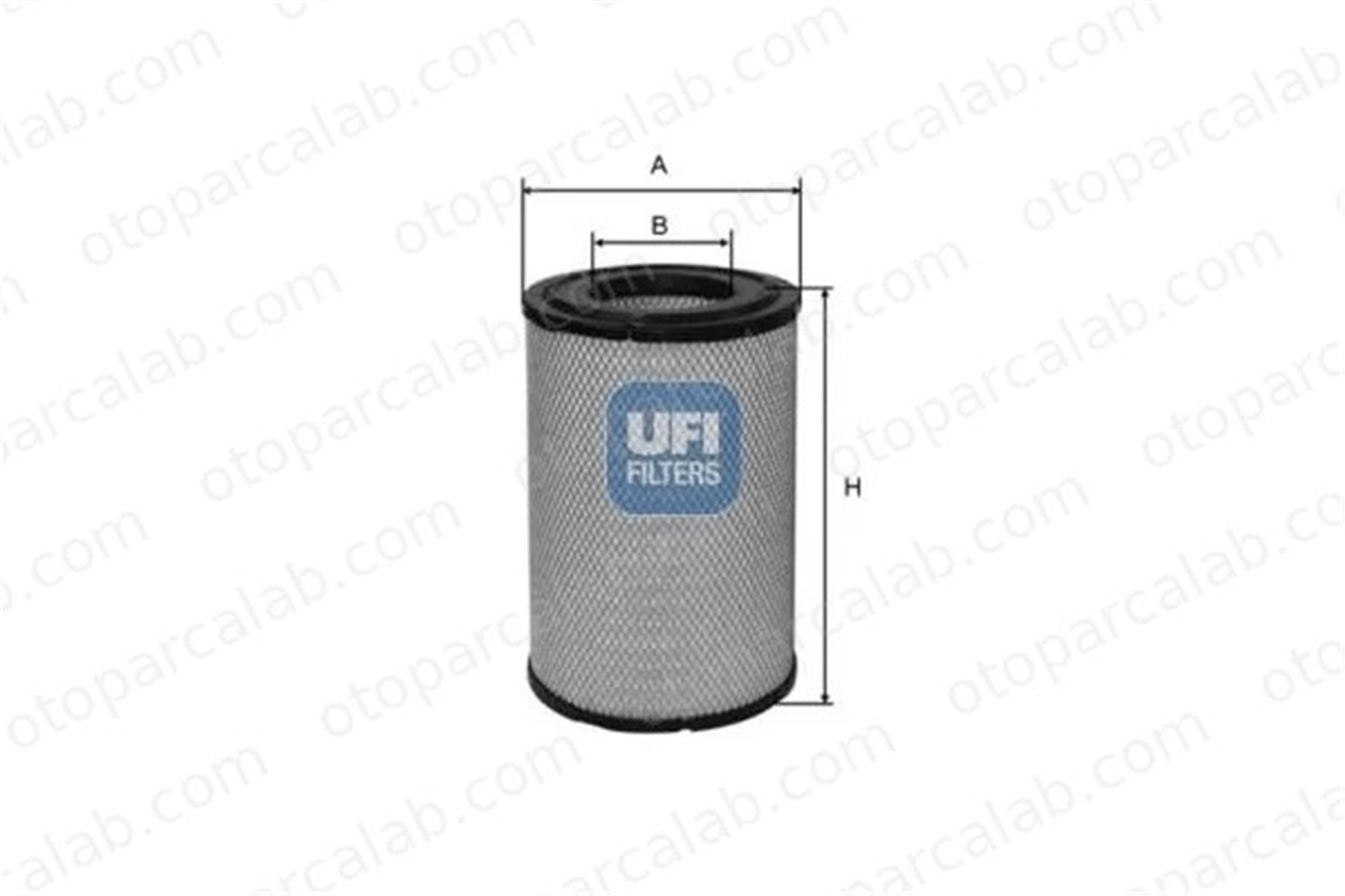 UFI 27.612.00 Hava Filtresi AIXAM D-TRUCK Panelvan/Van D-TRUCK Platform şasi 6C06099410