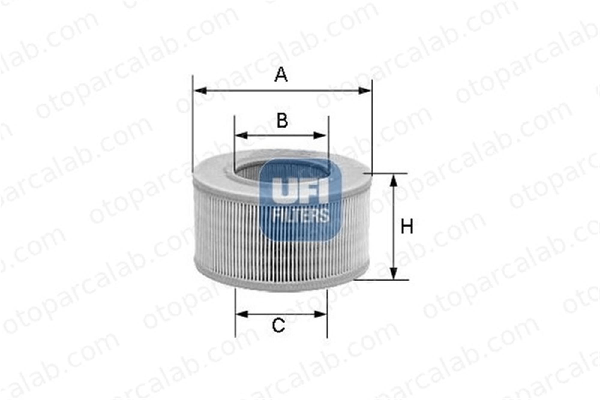 UFI 27.715.00 Hava Filtresi AUSTIN ALLEGRO I Hatchback MINI II 5001106 38242327