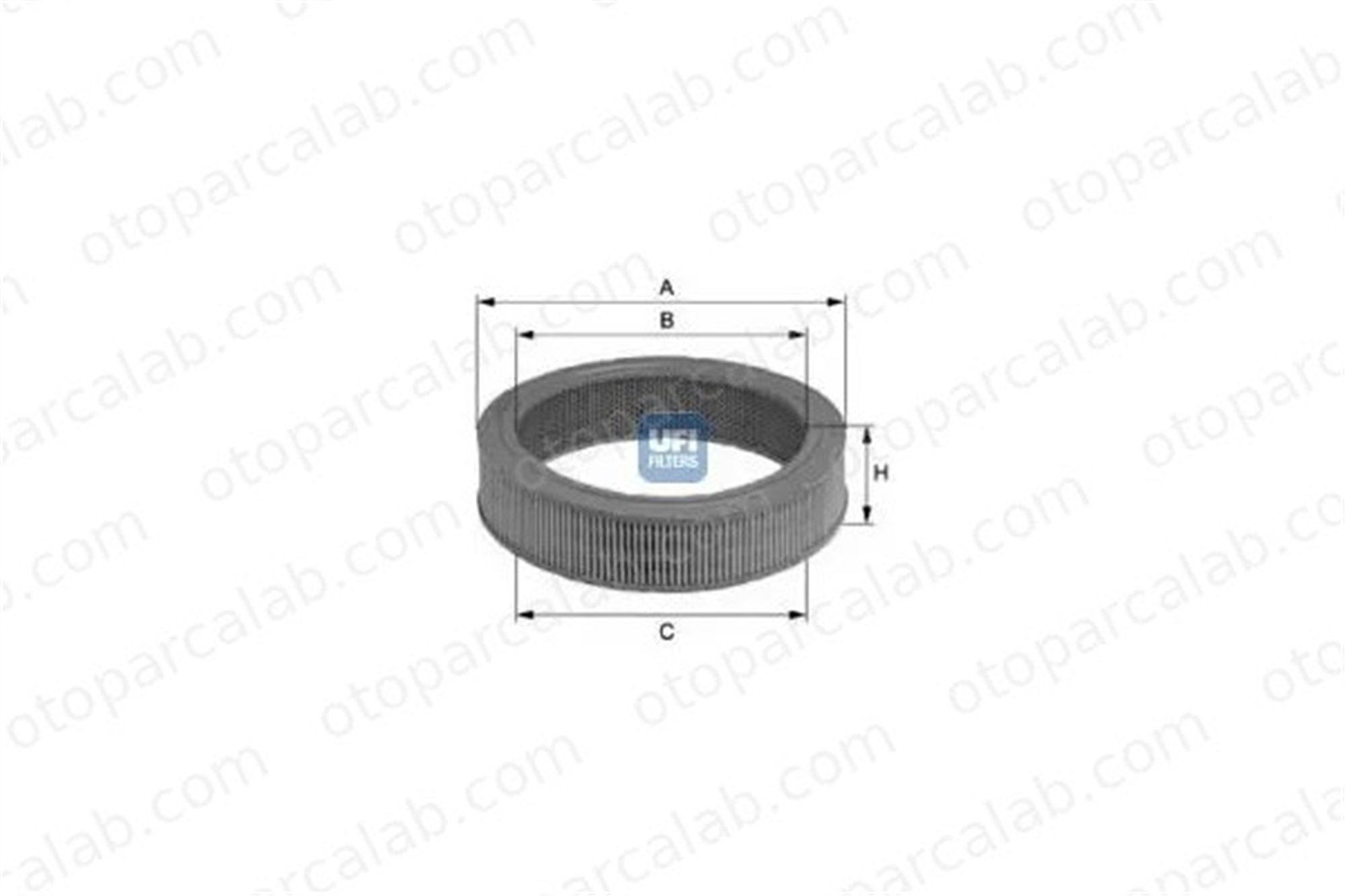 UFI 27.740.00 Hava Filtresi TOYOTA CELICA Coupe STARLET Station wagon 1780124010 5000266
