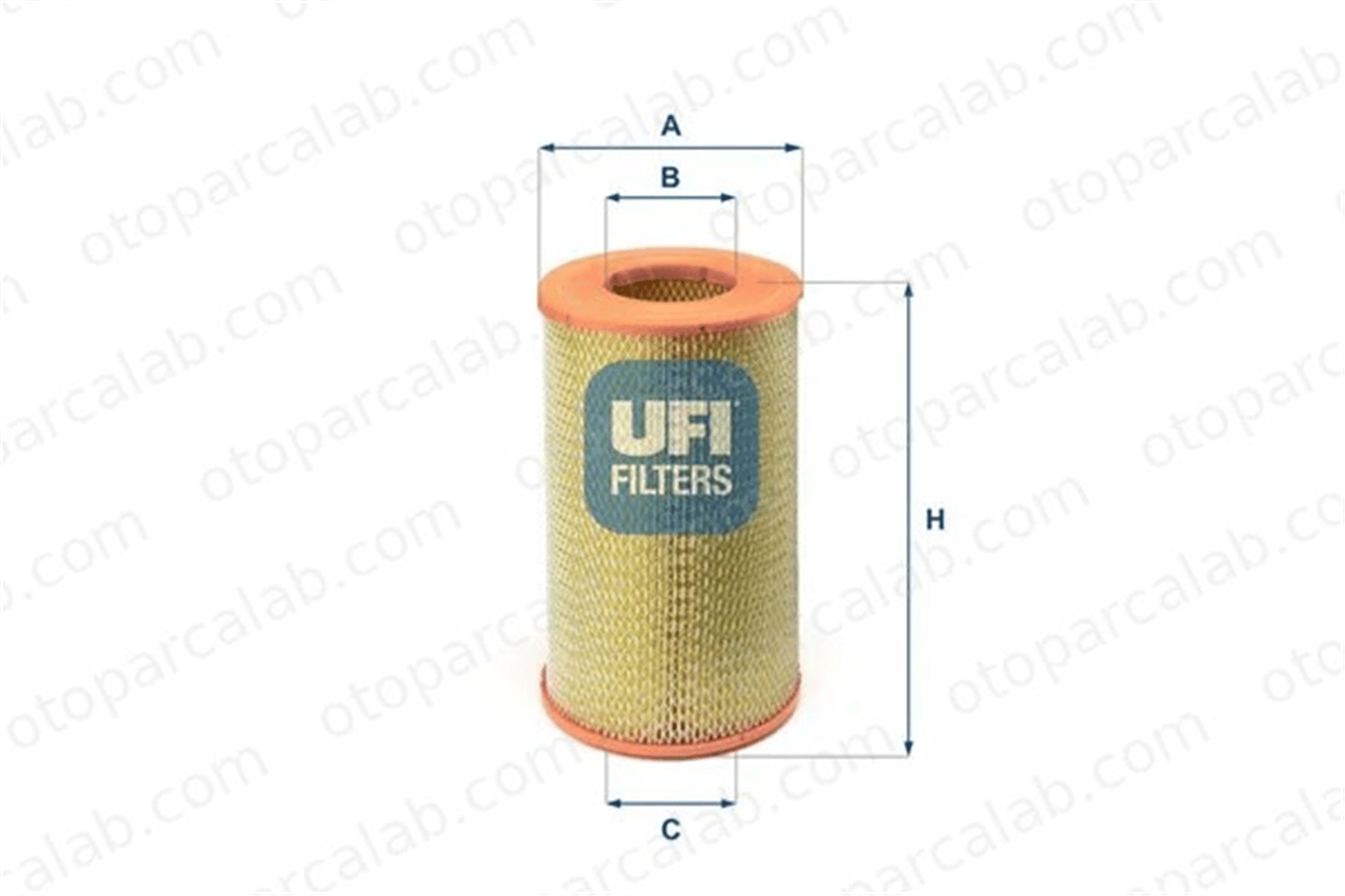 UFI 27.800.00 Hava Filtresi FIAT 147 ELBA 4356990 04356990