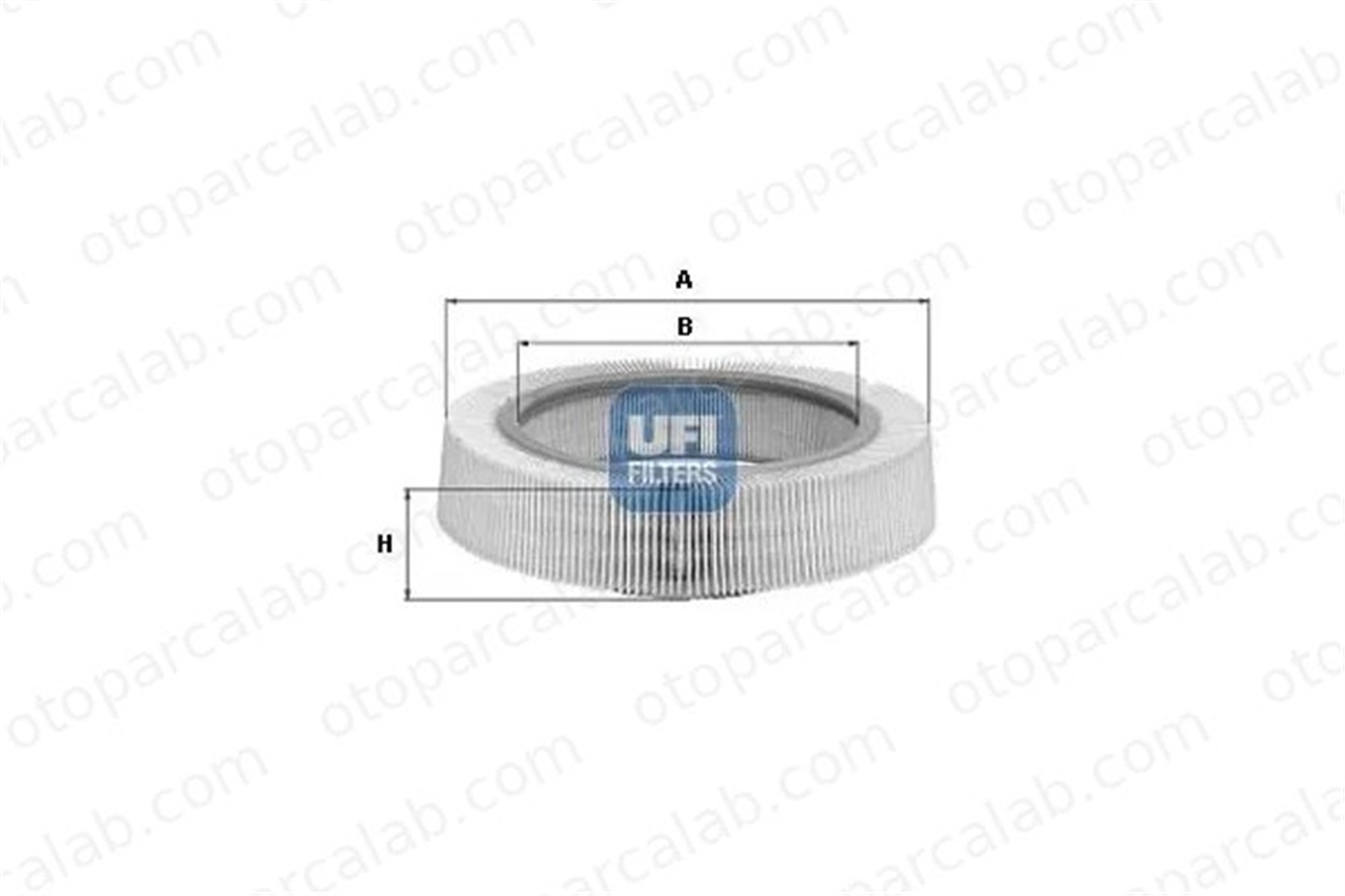 UFI 30.804.00 Hava Filtresi FORD TAUNUS TAUNUS V 11476788 1476788