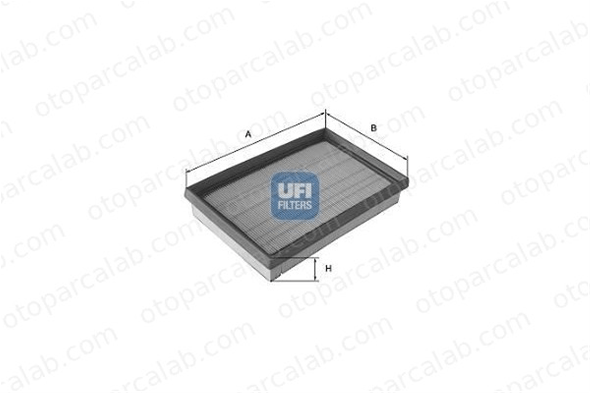 UFI 30.908.00 Hava Filtresi OPEL ASCONA C ASCONA C Hatchback 5010906 25062417
