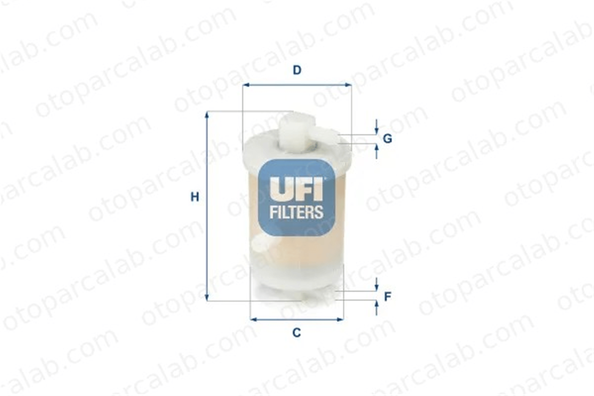 UFI 31.017.01 Yakıt Filtresi FENDT Farmer DEUTZ-FAHR AGROTRON 3101701 1963730088