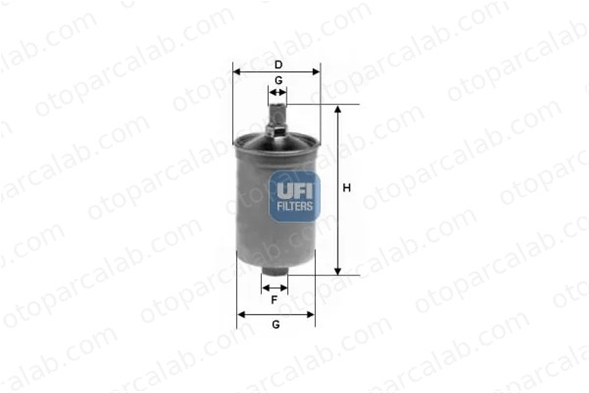 UFI 31.503.00 Yakıt Filtresi AUDI COUPE B2 80 B2 Sedan 3150300 25055427