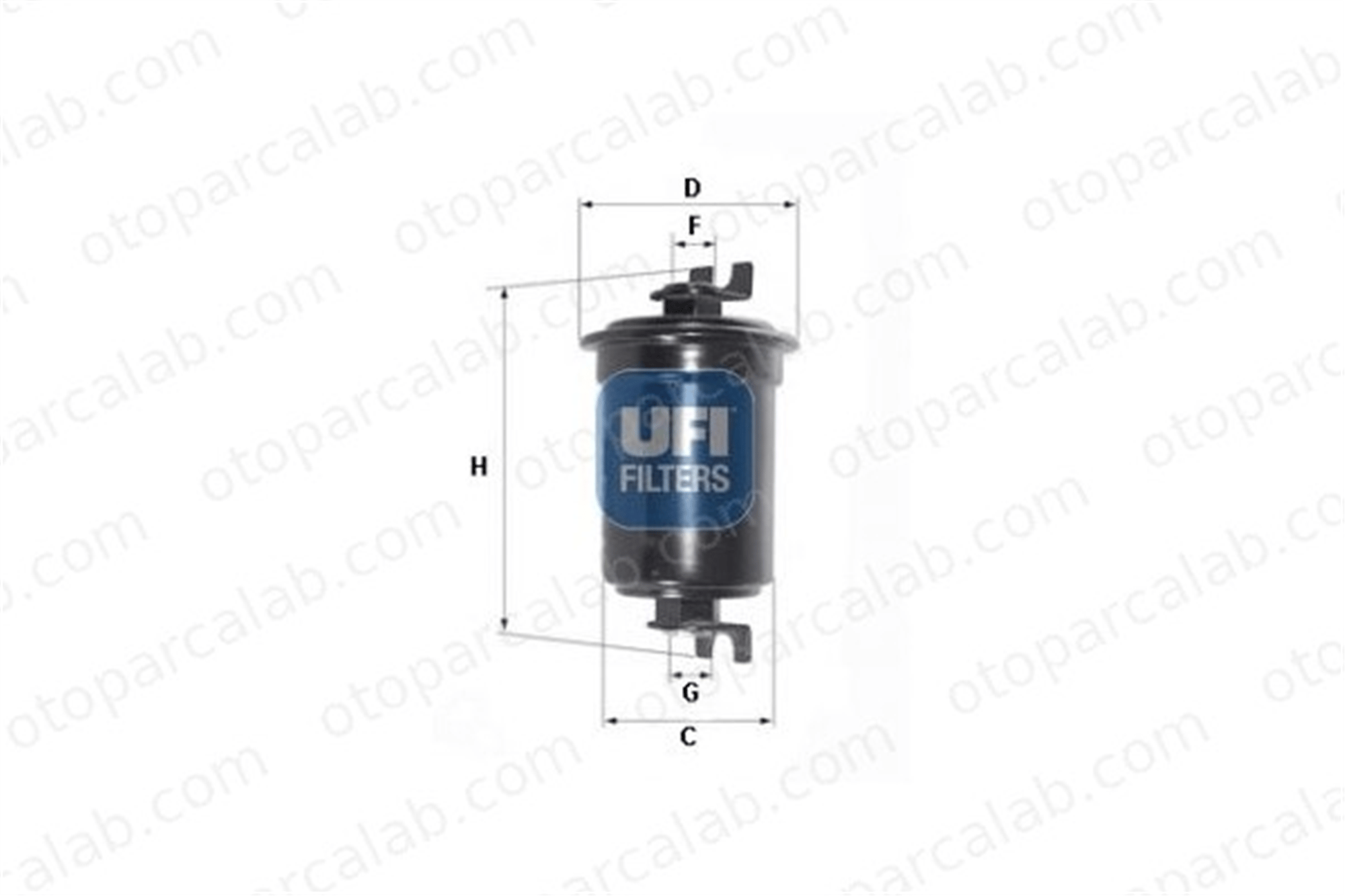 UFI 31.547.00 Yakıt Filtresi DAIHATSU CHARADE IV FEROZA Hard Top 3154700 2330087614