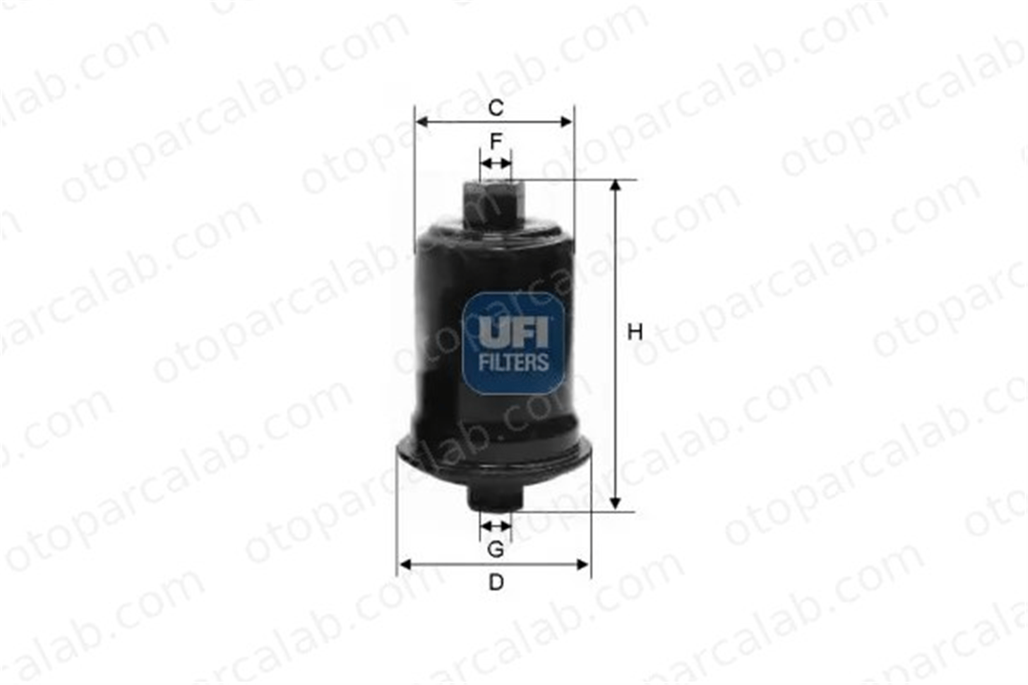 UFI 31.556.00 Yakıt Filtresi HYUNDAI SONATA III XG 3191134000 2330034000