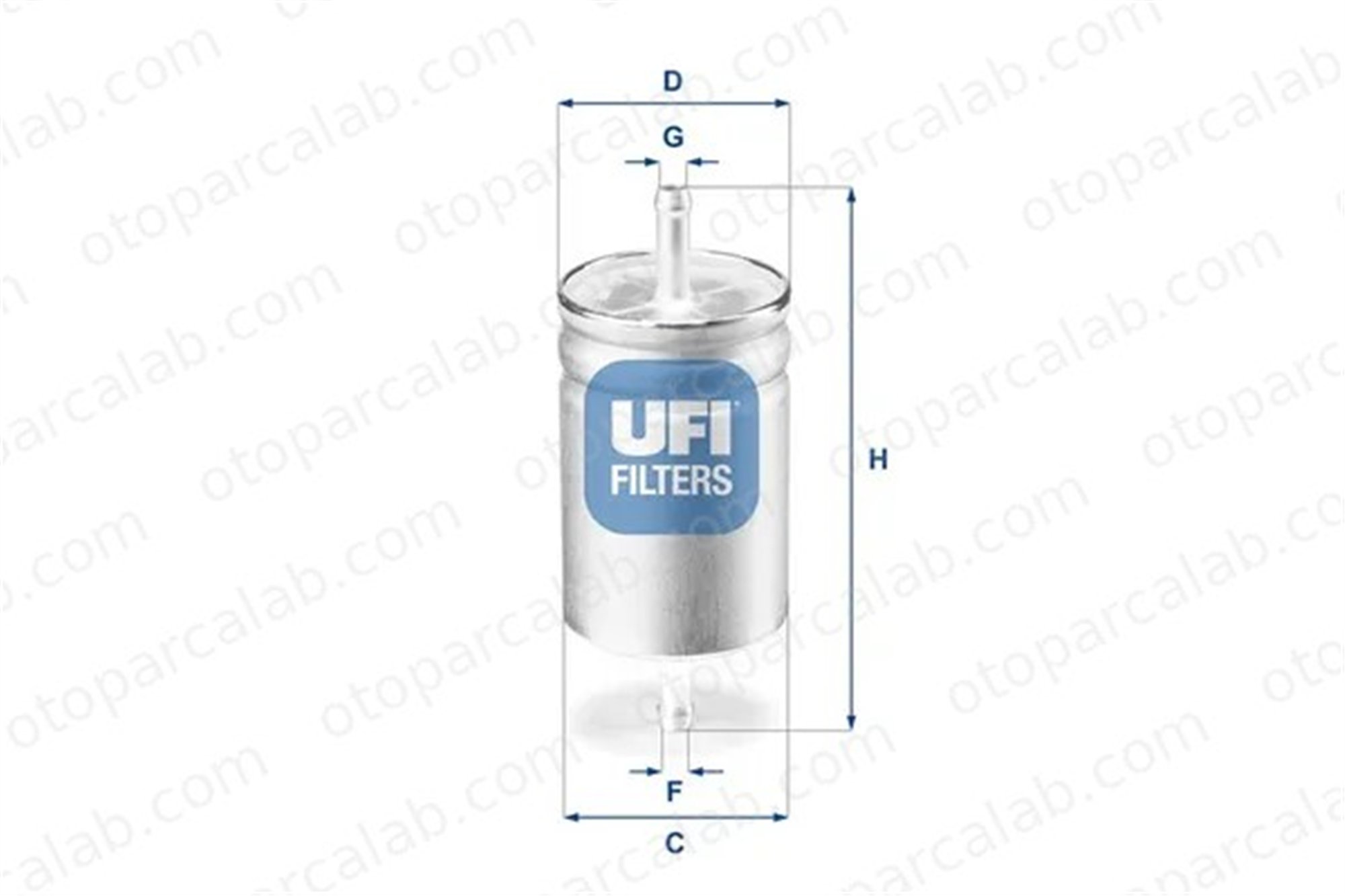 UFI 31.611.00 Yakıt Filtresi OPEL KADETT E Hatchback ASTRA F Station wagon 818513 71711048