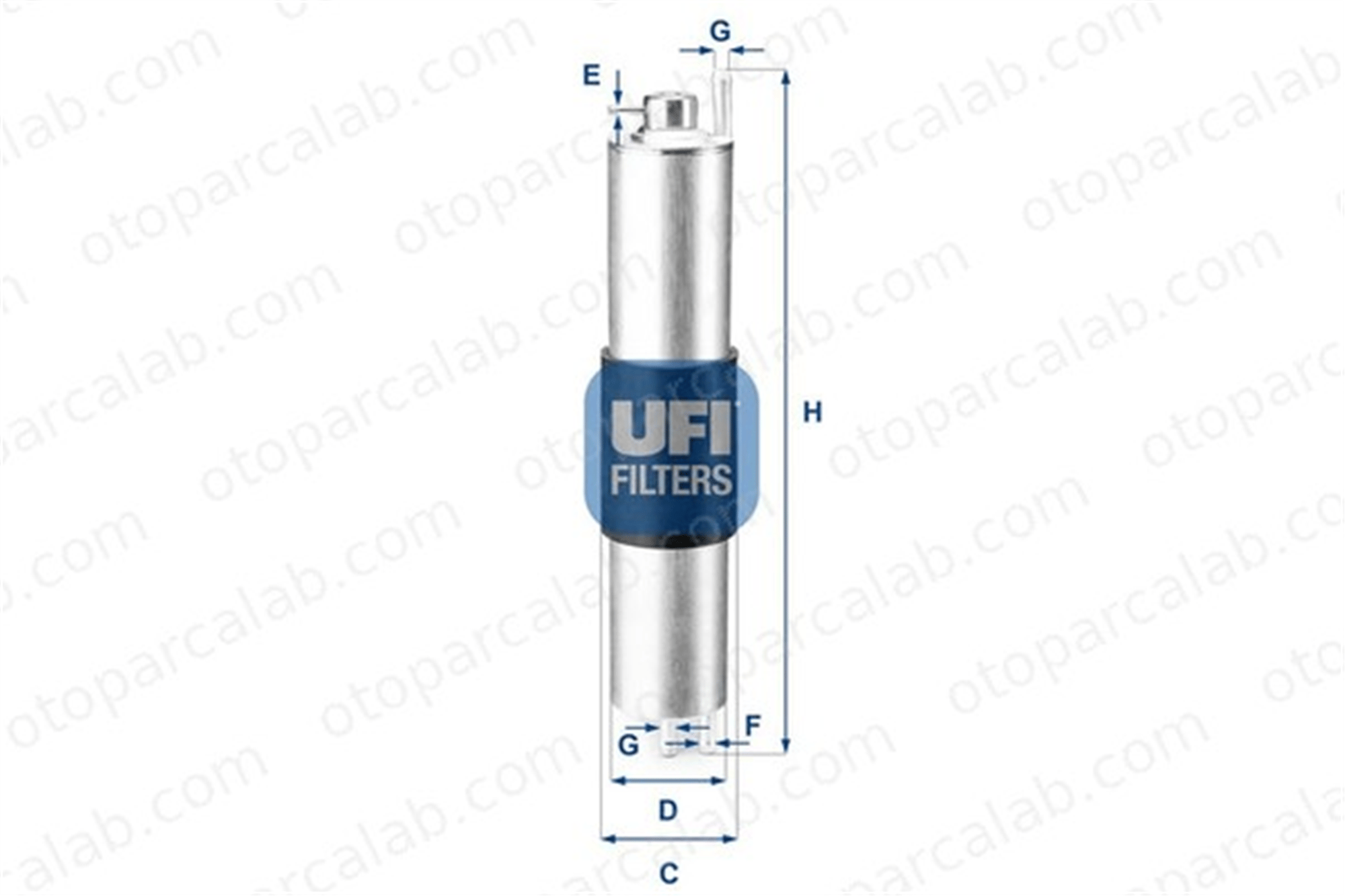 UFI 31.847.00 Yakıt Filtresi BMW 3 3 Touring 3184700 13321439407