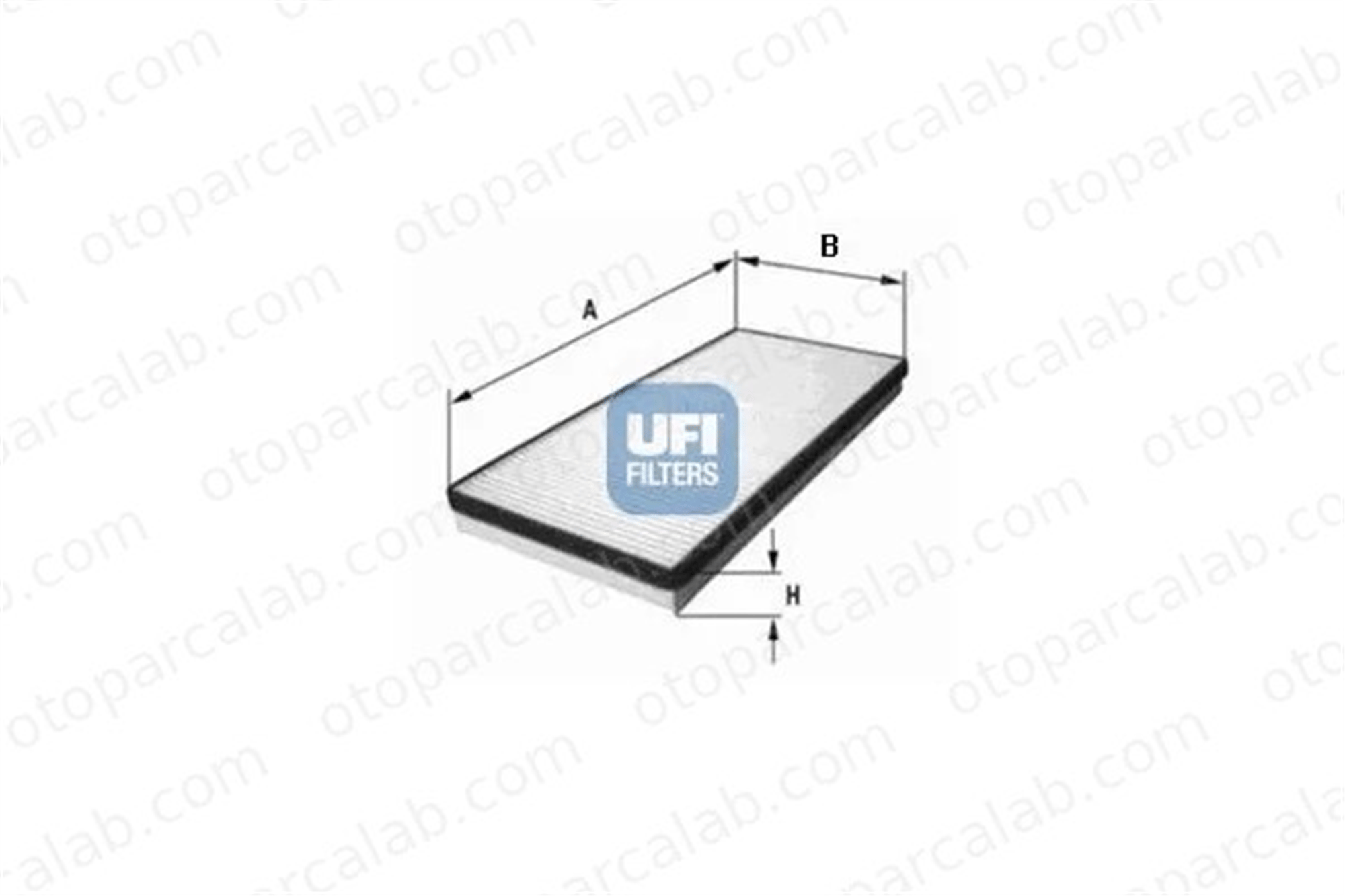 UFI 53.054.00 Polen Filtresi MERCEDES-BENZ AROCS ACTROS MP4 / MP5 9738350147 A9738350147