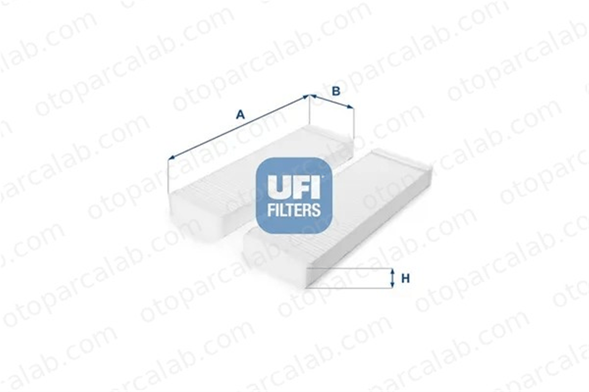 UFI 53.226.00 Polen Filtresi AUDI A6 C6 Avant A6 C6 4F0819439 4F0898438