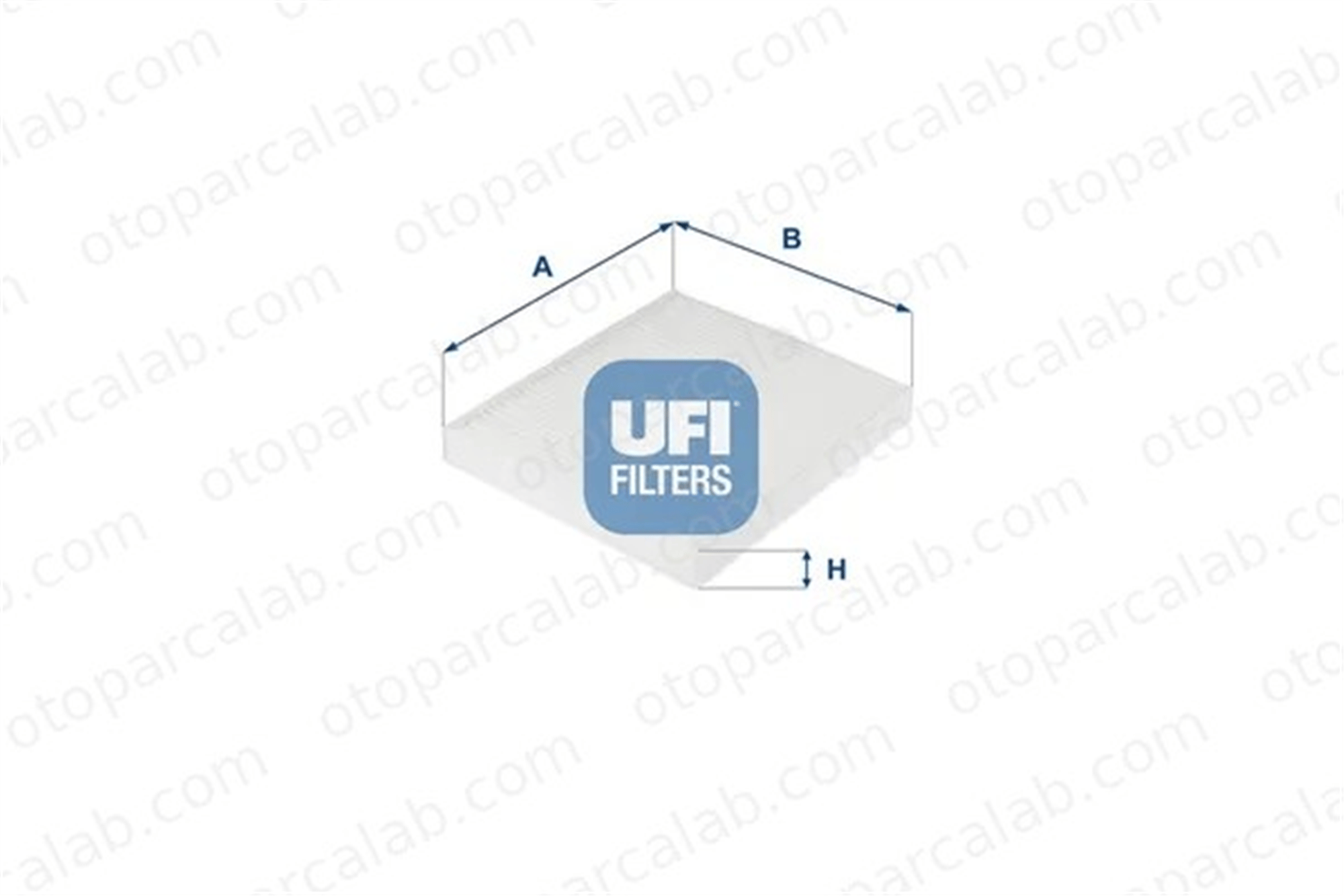 UFI 53.243.00 Polen Filtresi BMW X5 X6 64316945596 64319194098
