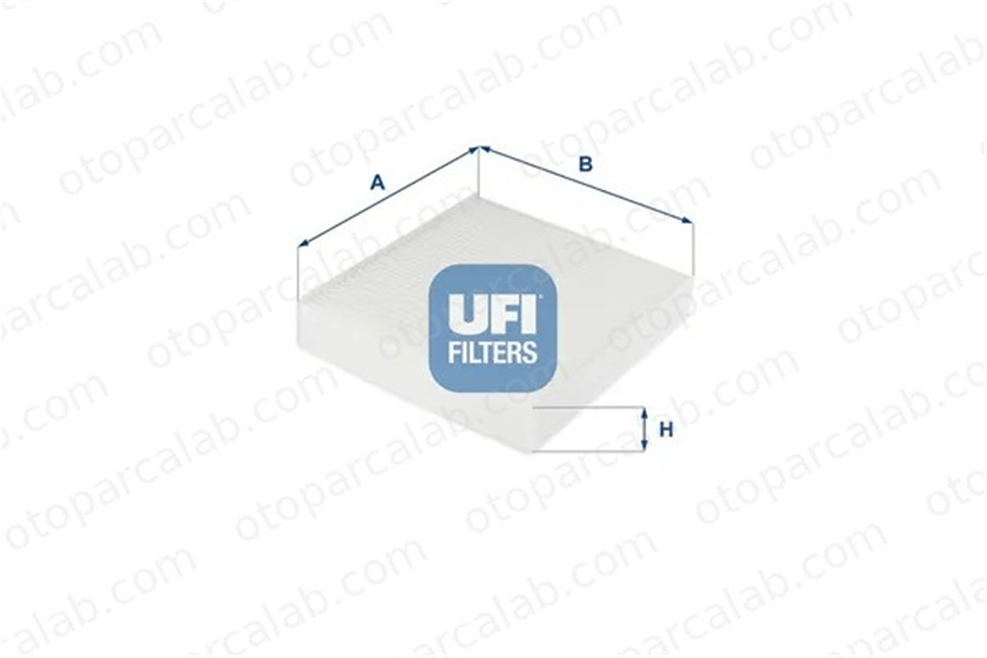 UFI 53.256.00 Polen Filtresi DACIA LOGAN II LOGAN MCV II 272775FA0A 272771578R