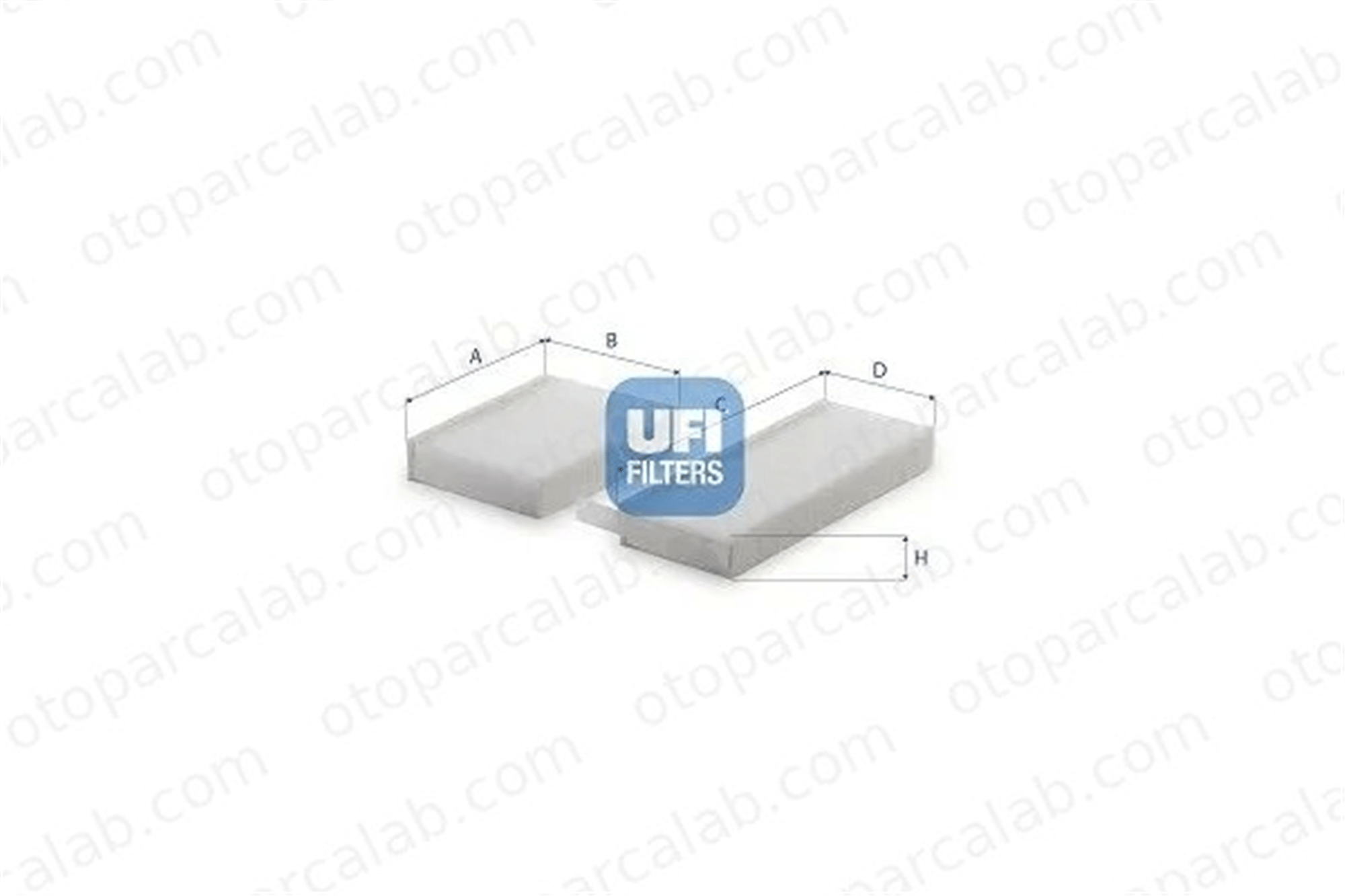 UFI 53.554.00 Polen Filtresi DAF XF II XD 2181323