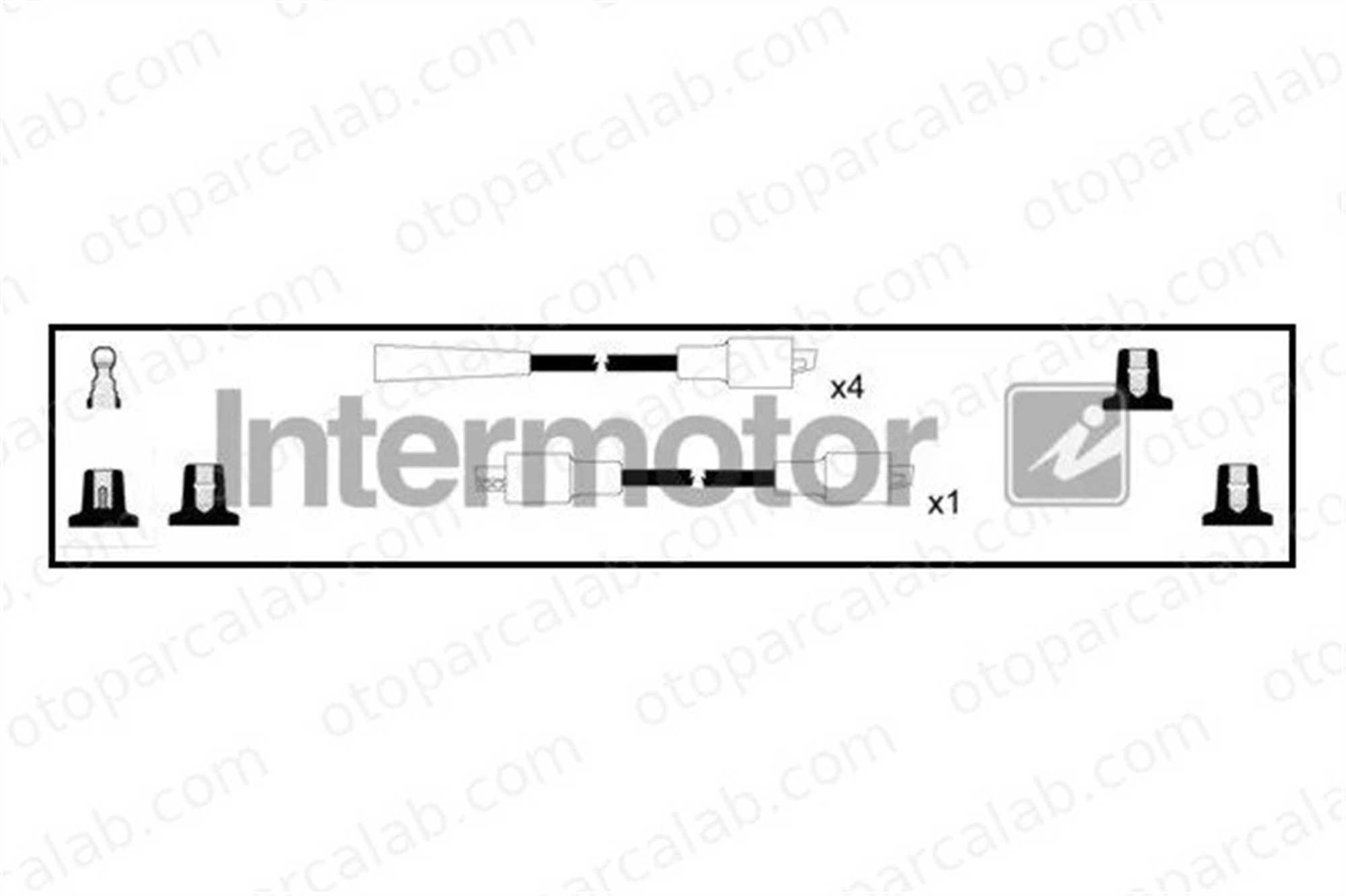 UNUVAR 7105 Buji Kablosu ÜNÜVAR 7105 OPEL KADETT C KADETT C City 1612481 1282408