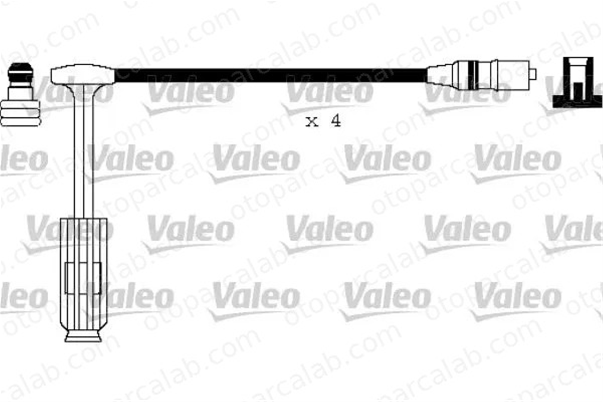 VALEO 346142 Buji Kablosu MERCEDES-BENZ C-SERISI C-SERISI T-Model 0300891450 ZK438 ZEF1450