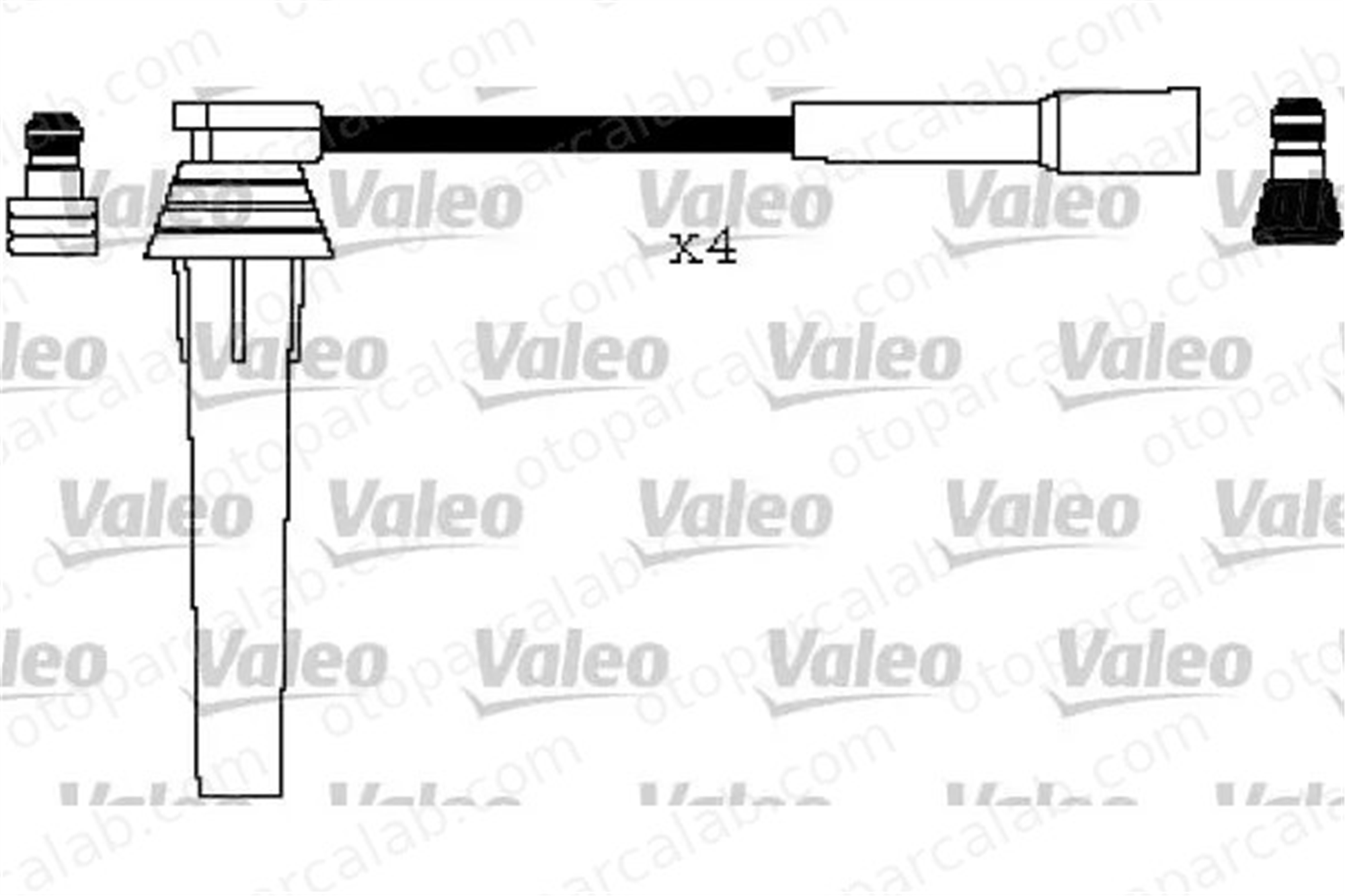 VALEO 346154 Buji Kablosu CHRYSLER PT CRUISER PT CRUISER Cabrio 5018394AA 05018394AA