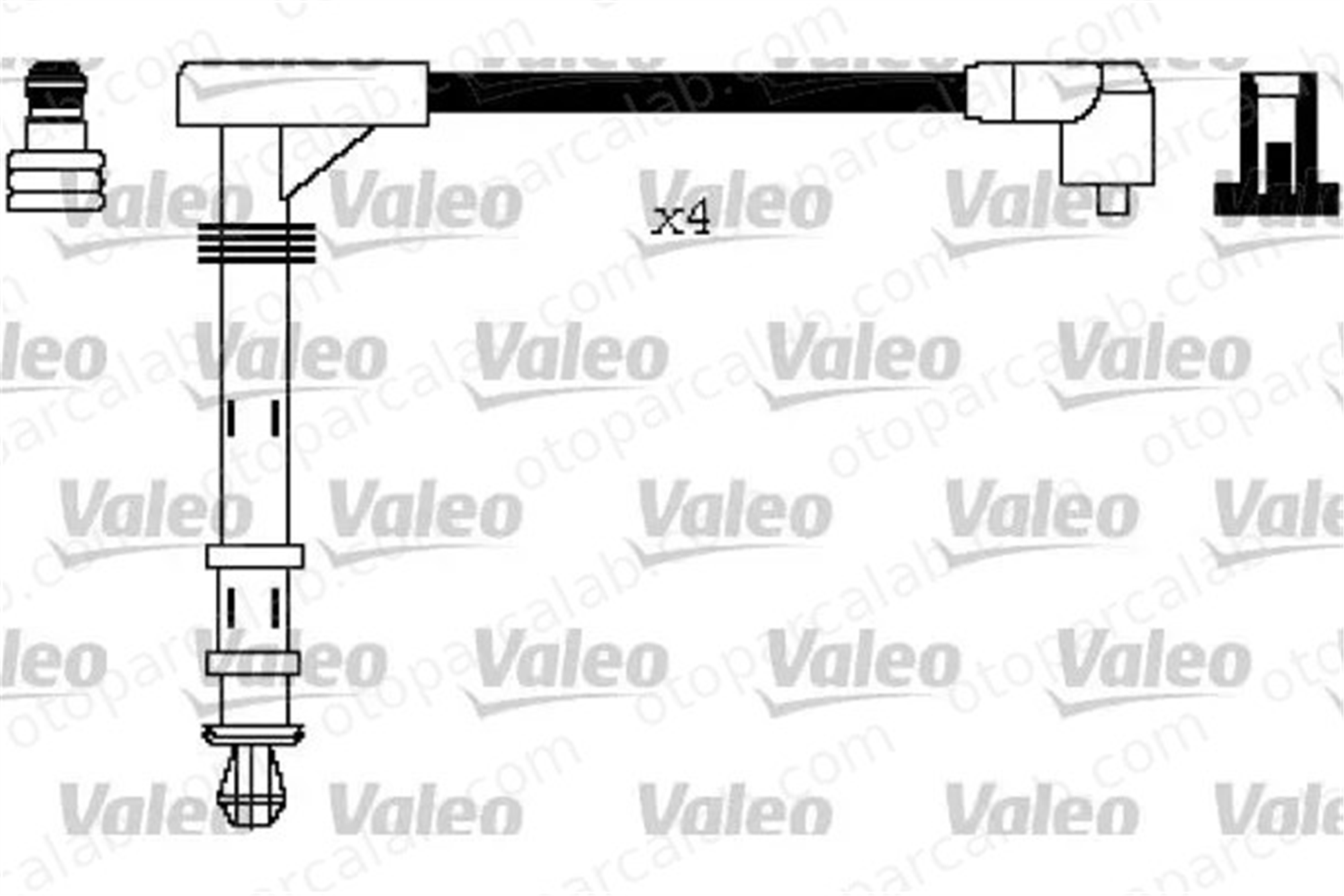 VALEO 346156 Buji Kablosu FIAT MULTIPLA MAREA 346156 46413088