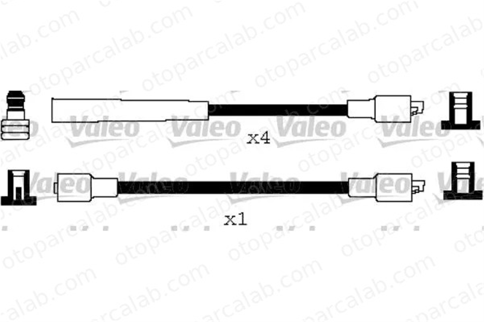 VALEO 346204 Buji Kablosu OPEL KADETT C KADETT C City 1612434 90113411