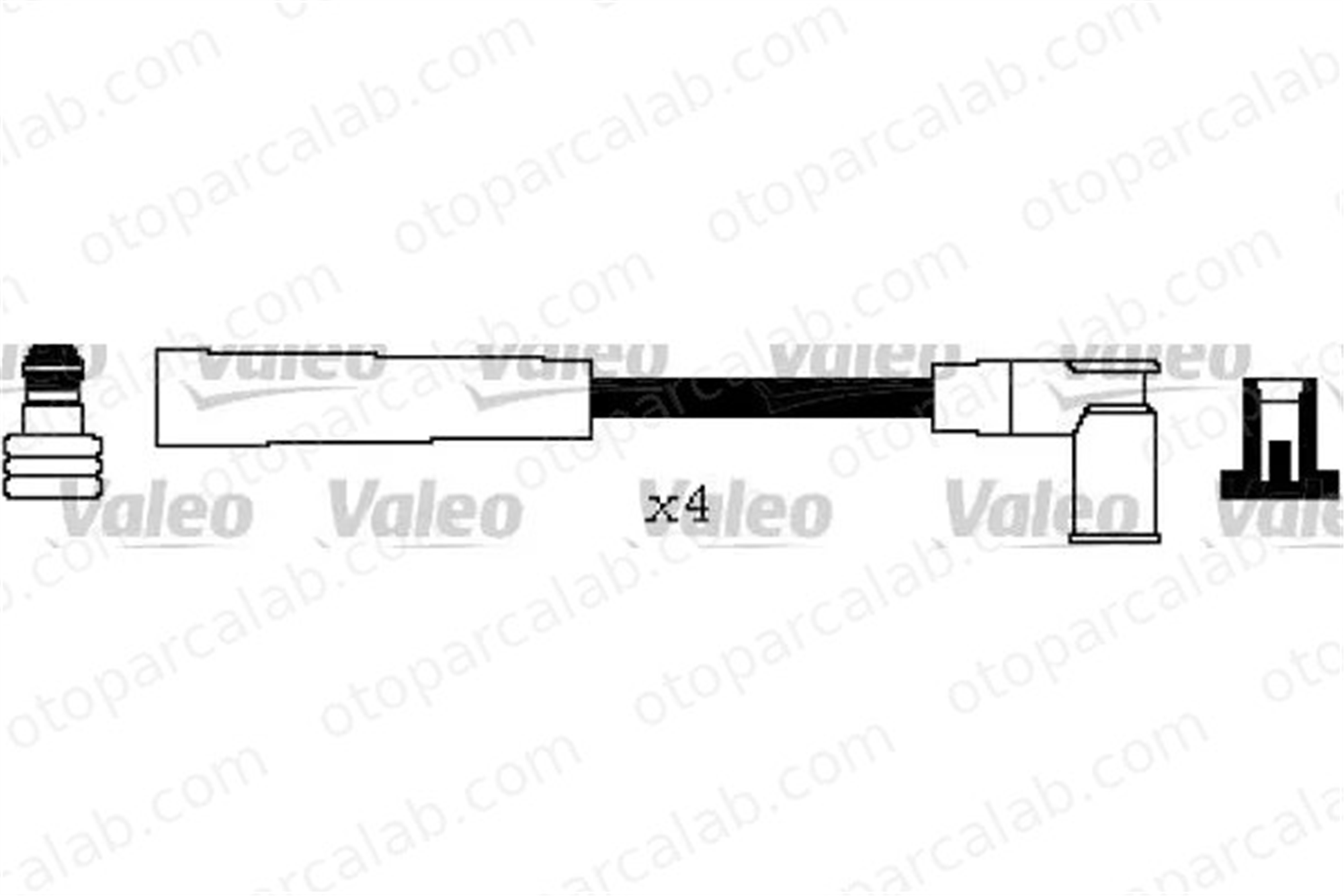 VALEO 346238 Buji Kablosu FORD KA FIESTA IV 1086384 1086385