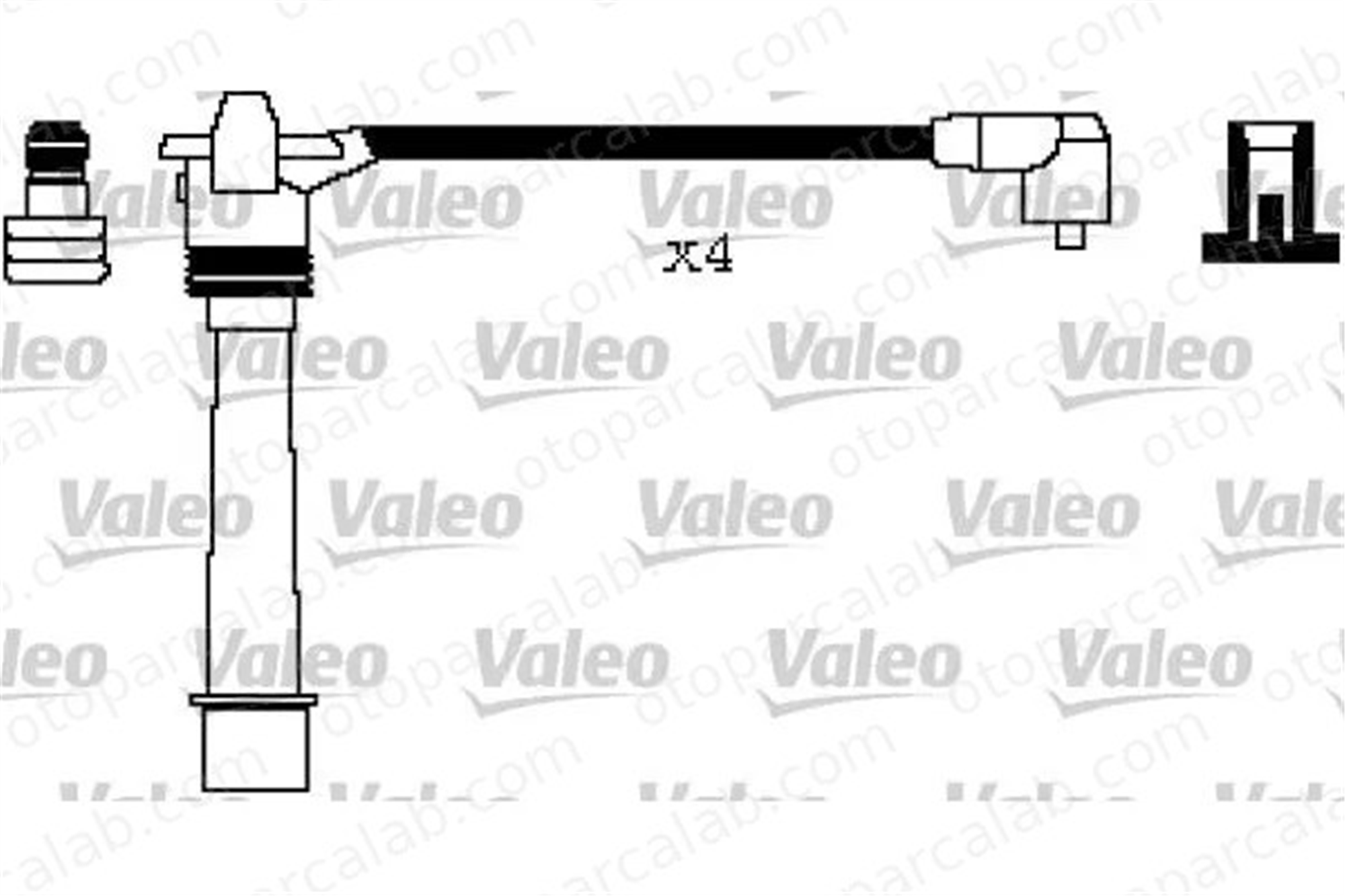 VALEO 346248 Buji Kablosu FIAT BRAVA BRAVO I 346248 46743086