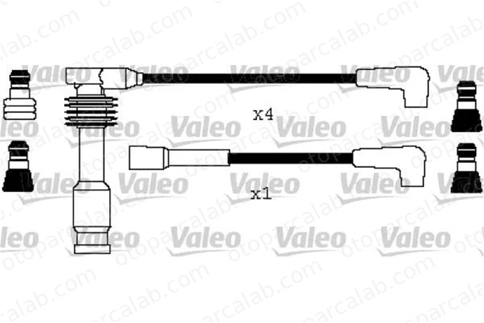 VALEO 346321 Buji Kablosu OPEL ASTRA F ASTRA F Hatchback 1612556 1282125