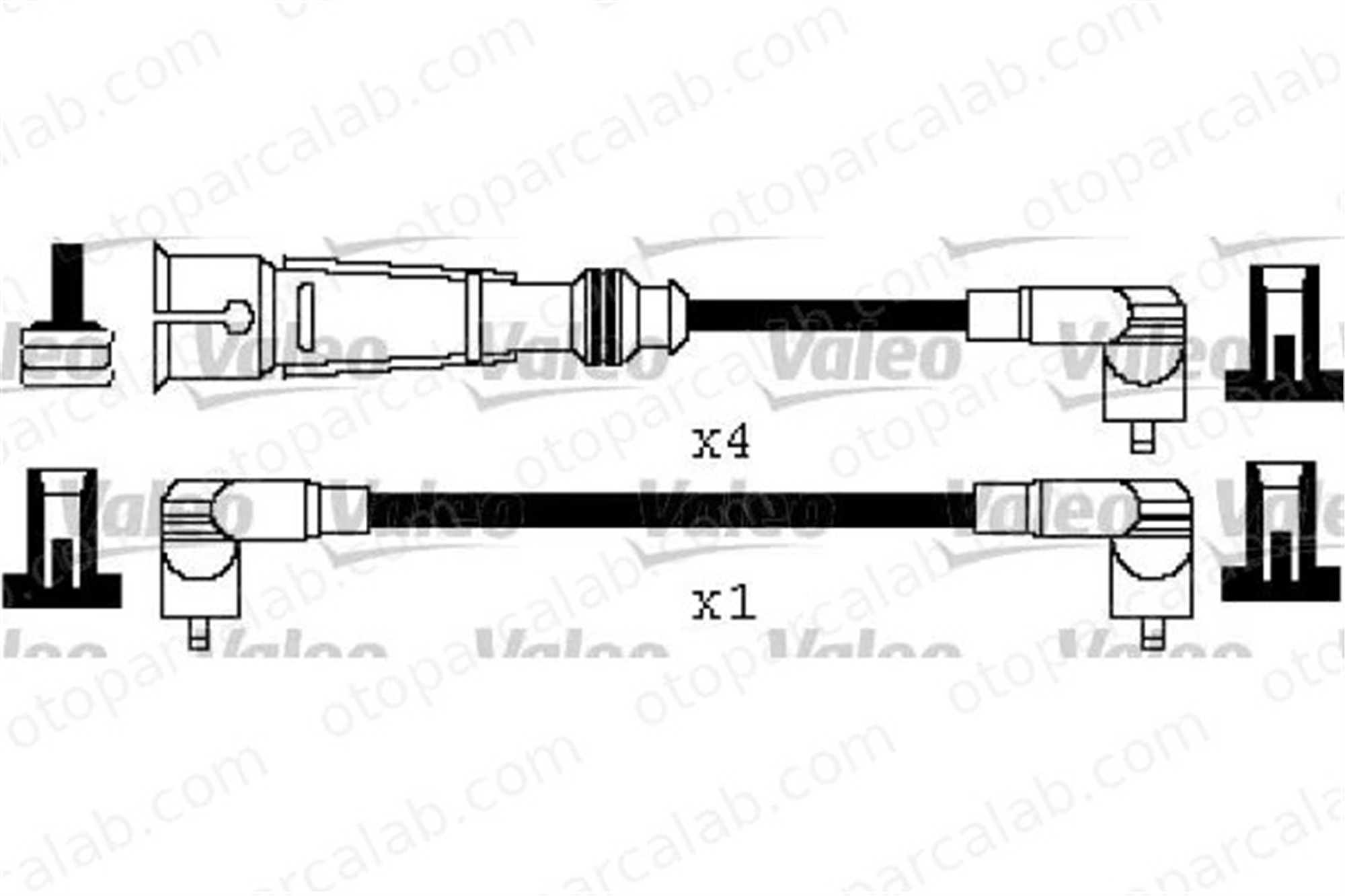 VALEO 346415 Buji Kablosu VW POLO III POLO III CLASSIC 346415